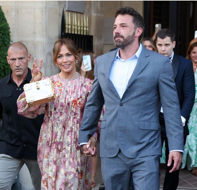 Lune de Miel &agrave; Paris Jennifer Lopez et Ben Affleck 