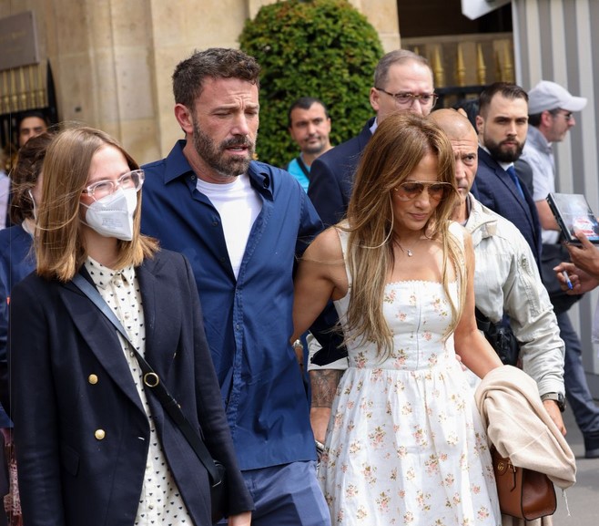 Lune de Miel &agrave; Paris Jennifer Lopez et Ben Affleck