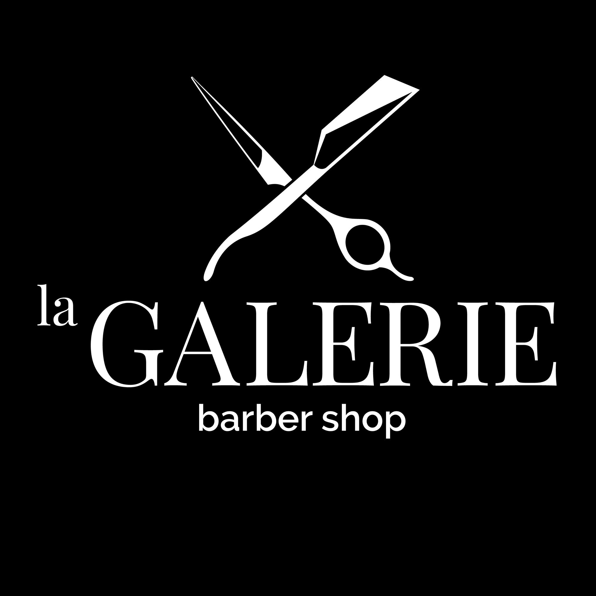 Logo La Galerie Barber Shop