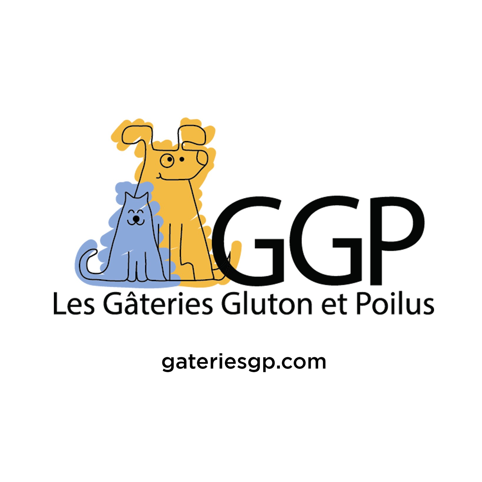 Logo Les gâteries Gluton et Poilus