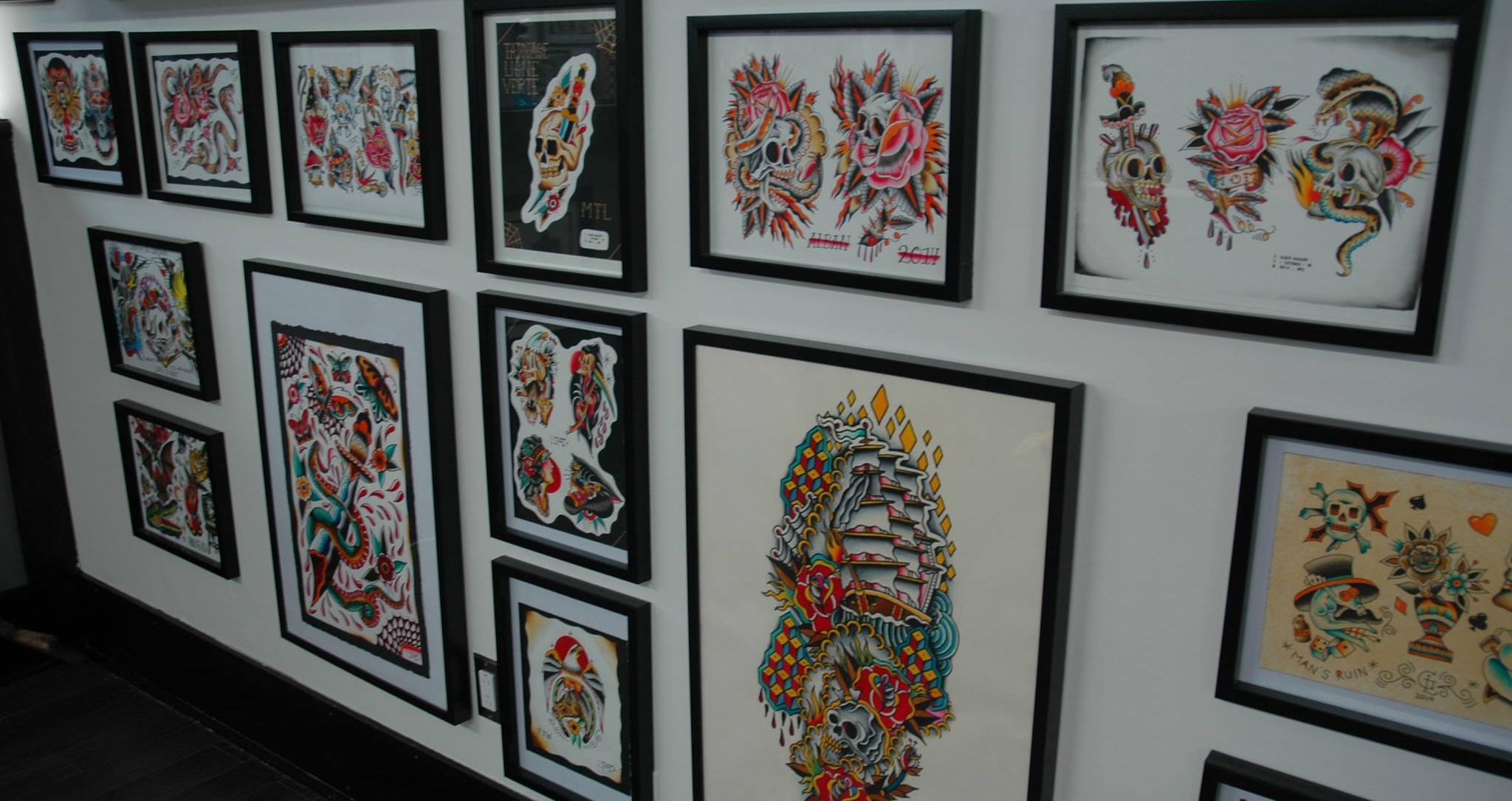 Ligne Verte tattoo - Salon de Tatouage