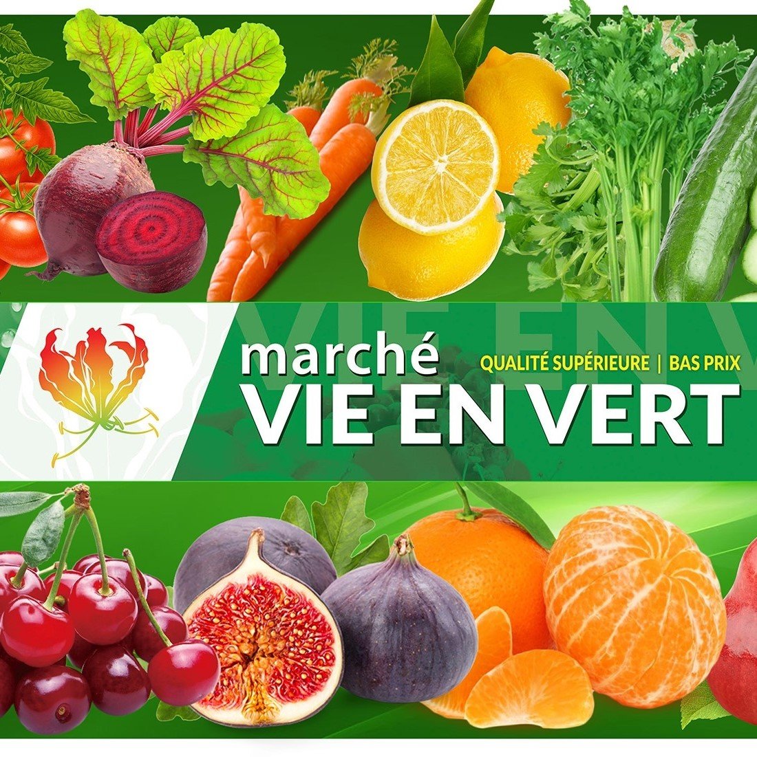 Logo Marché Vie en Vert