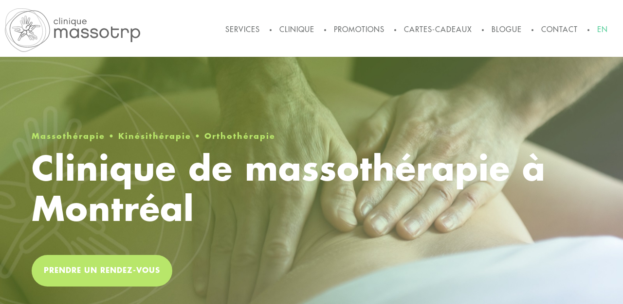 Clinique Massotrp - Massothérapie