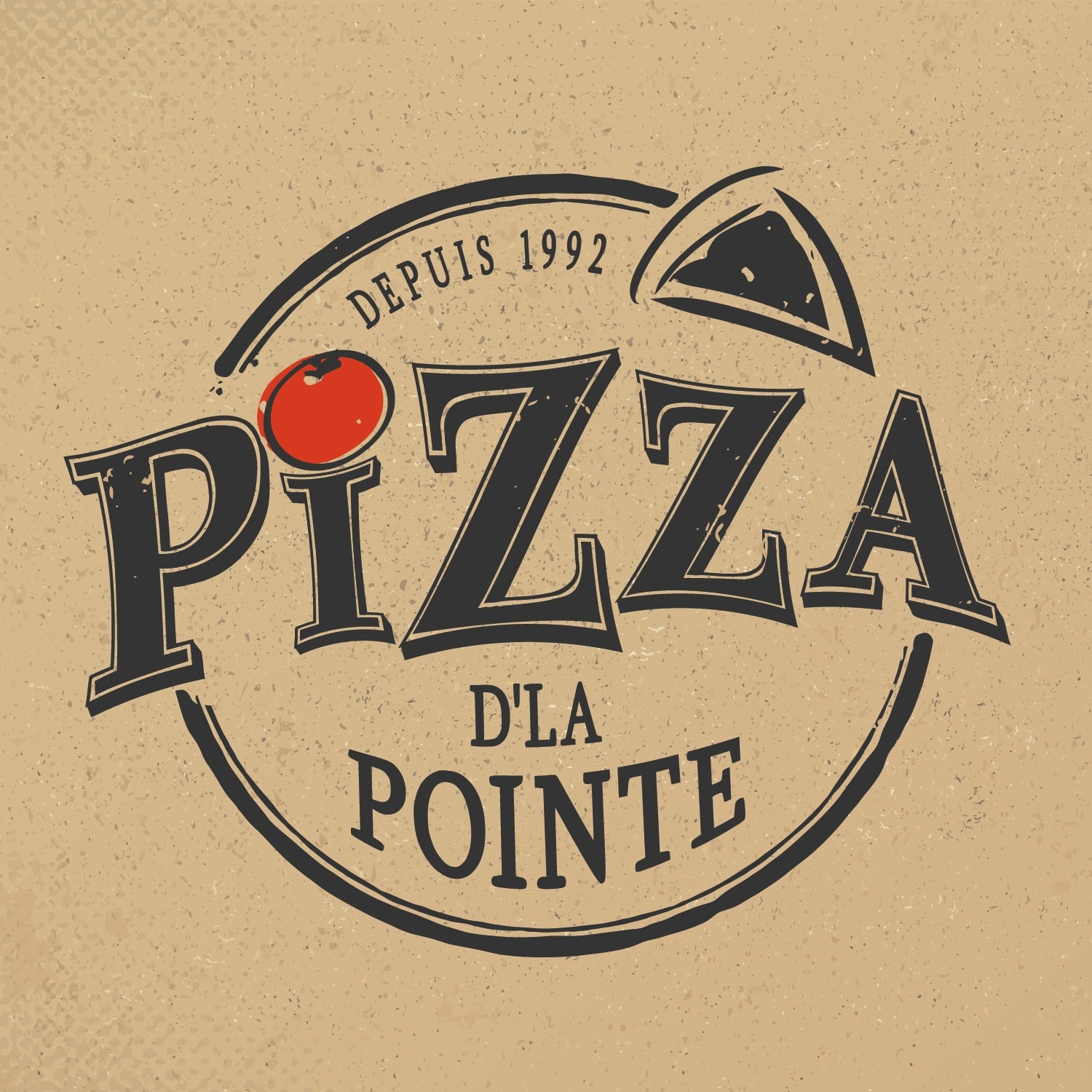Logo Pizza D'LA Pointe