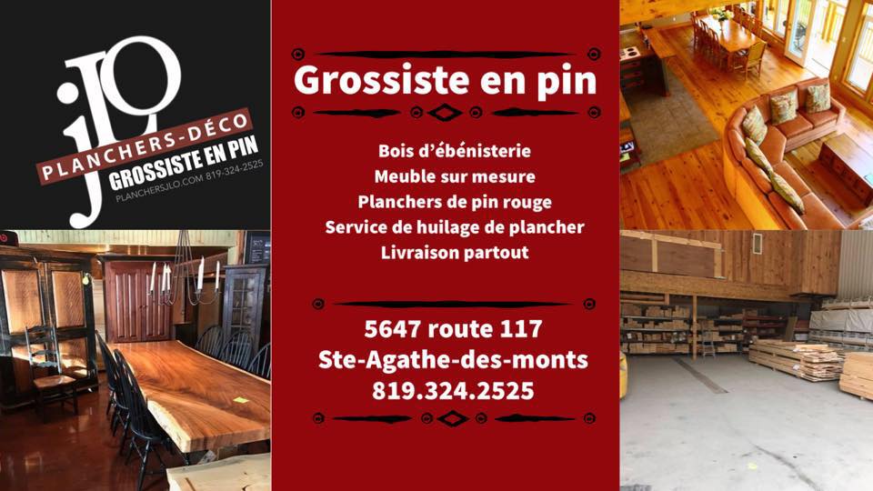 Planchers-Déco JLO - Fabrication Meubles sur Mesure Pin Massif