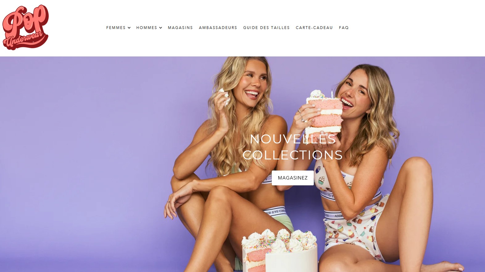 POP Underwear Sous-Vêtements en Bambou