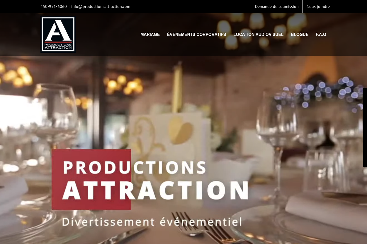 Productions Attraction - Organisateur D'évènements