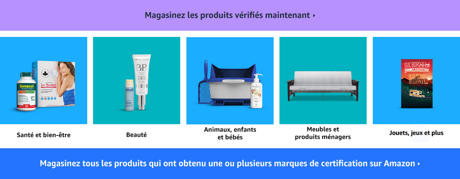 Banni&egrave;re Amazon - Produits Qu&eacute;becois