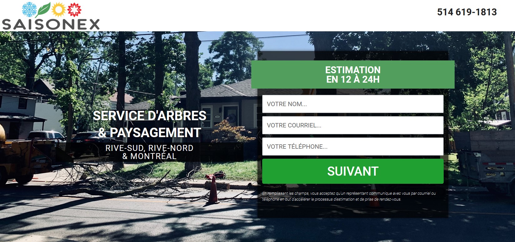 Saisonex - Abattage Émondage Élagage Essouchage Arbres