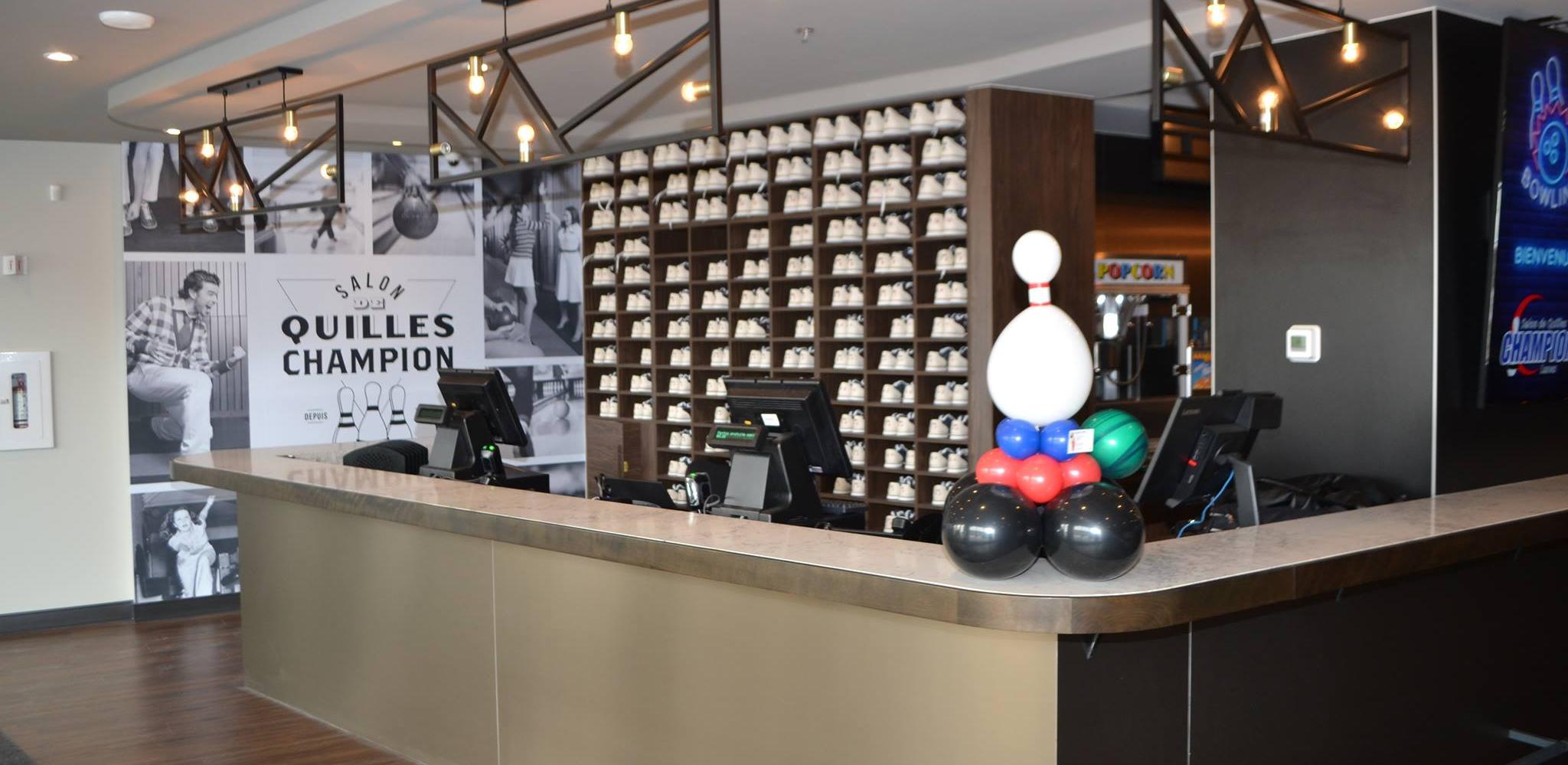 Salon de Quilles Champion - Salle de Bowling