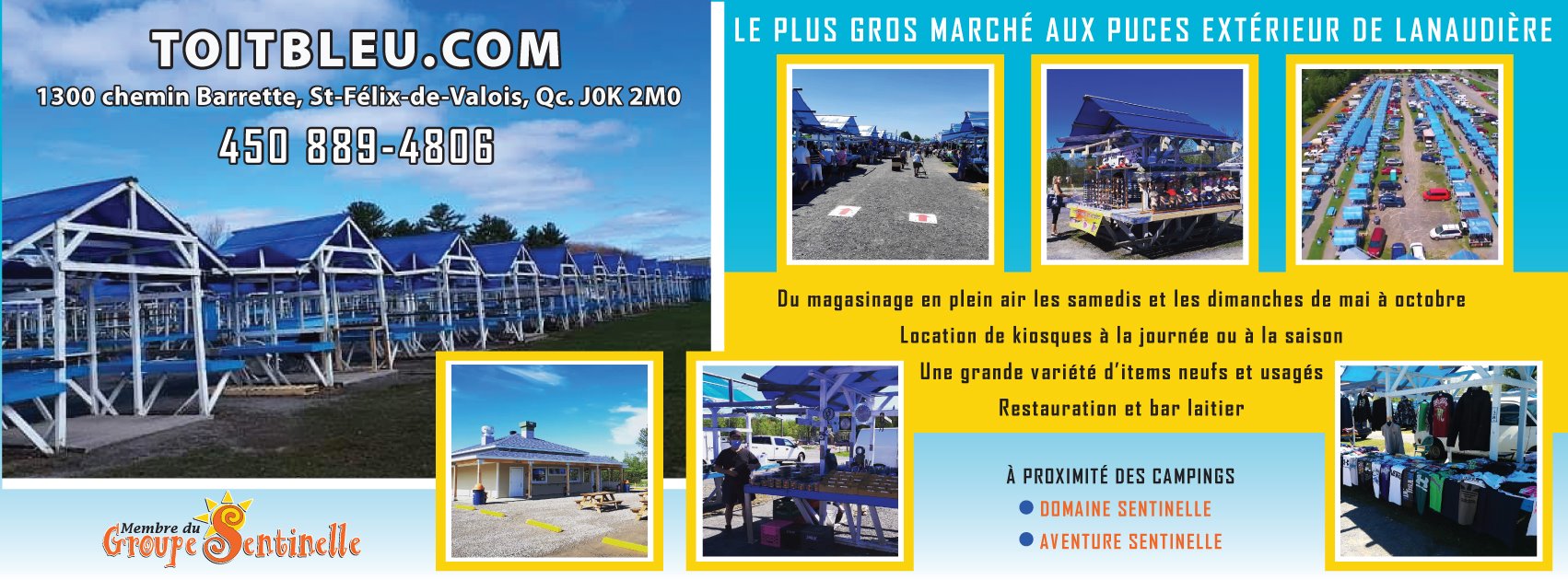 Toit Bleu - Marché aux Puces