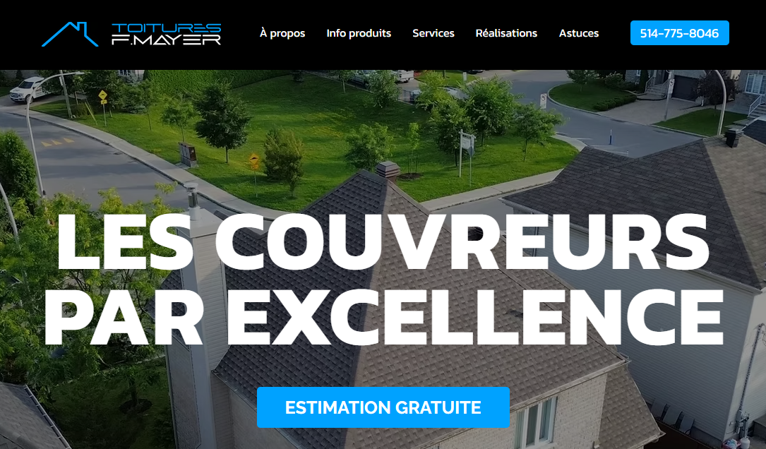 Toitures F. Mayer - Experts en Toitures Résidentielles et Commerciales