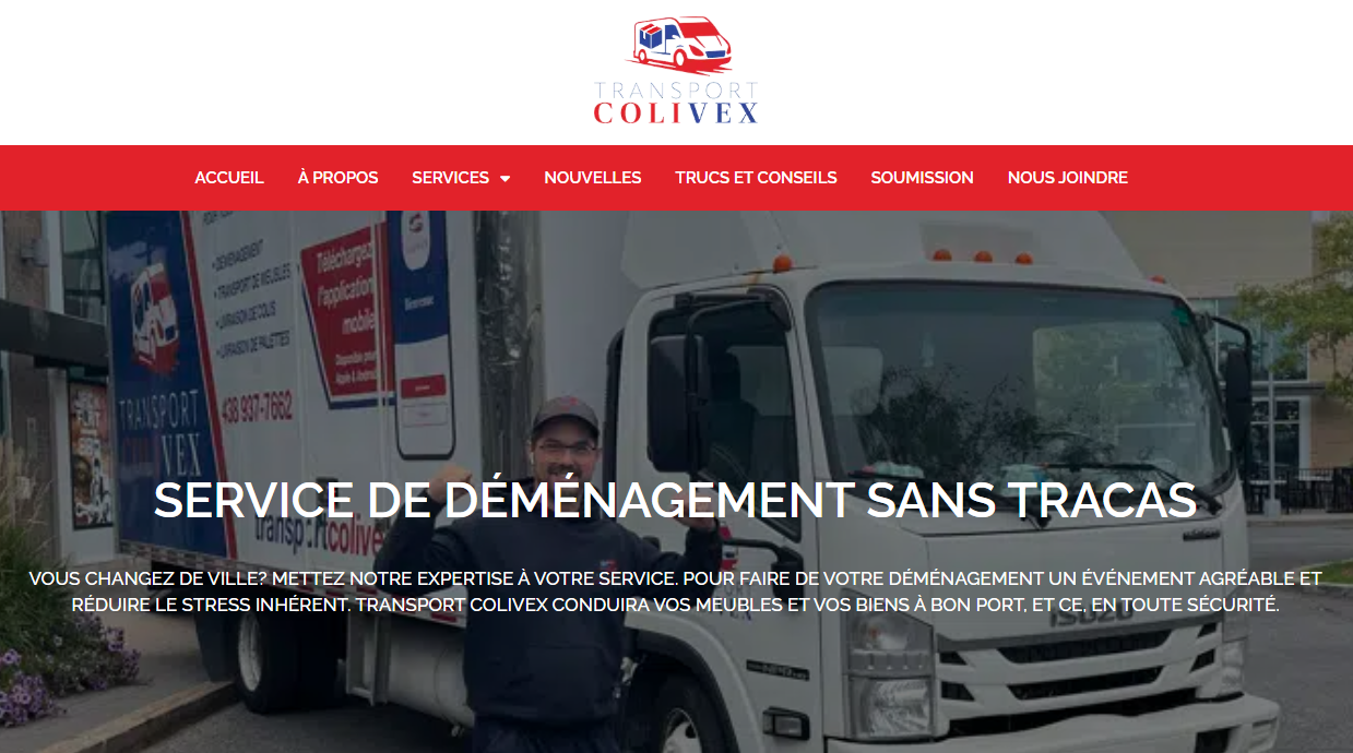 Transport Colivex - Déménagement Résidentiel et Commercial