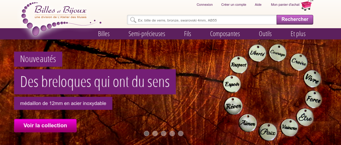 Billes et Bijoux - Fournisseur Matériel pour la Fabrication de Bijoux