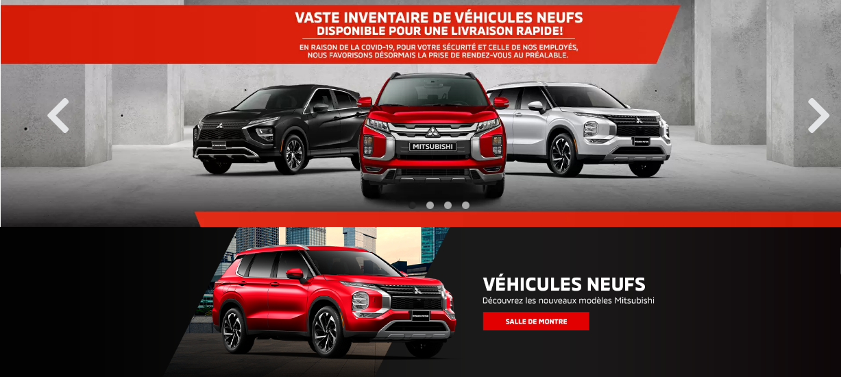 Coupal & Brassard Mitsubishi - Concession Automobile