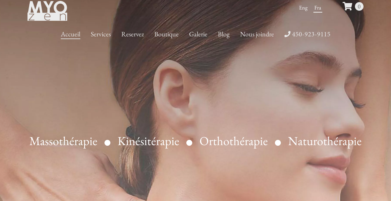 Clinique Myozen - Centre de Massothérapie et Orthothérapie