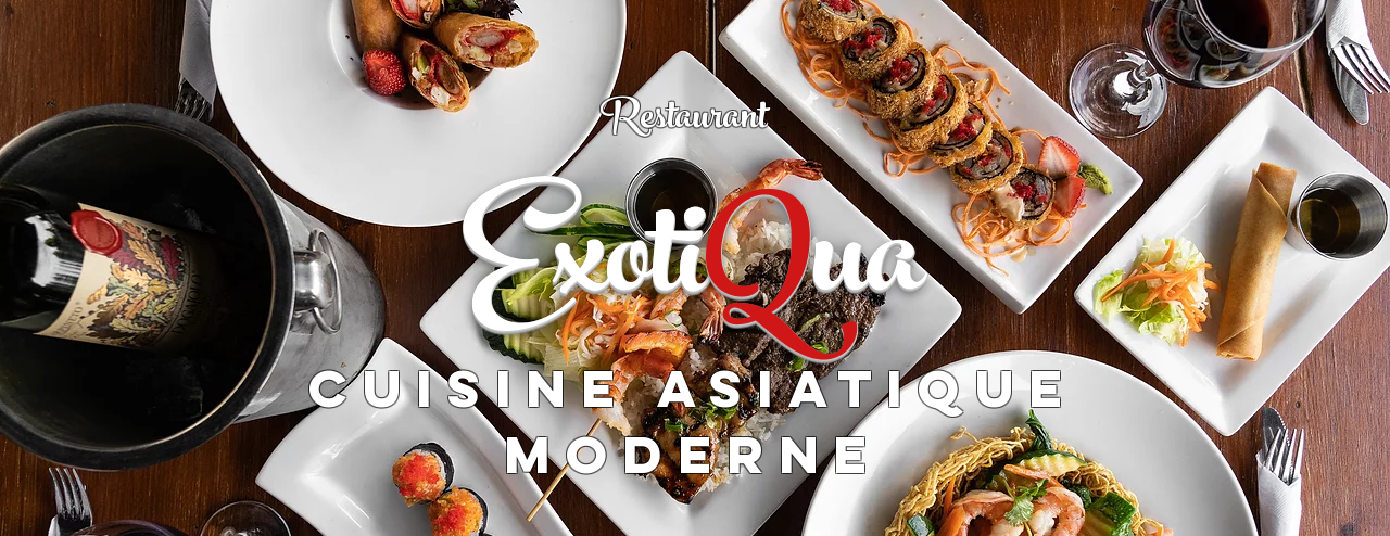 Restaurant ExotiQua - Menu Asiatique