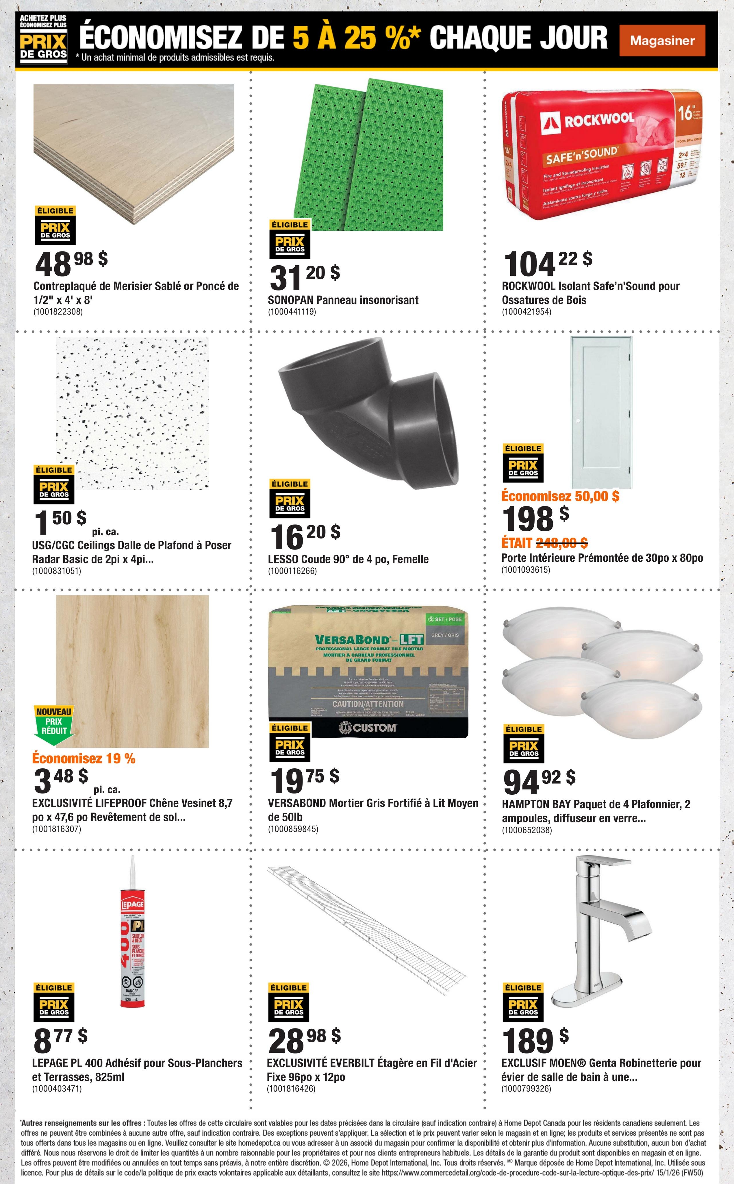 Circulaire Home Depot