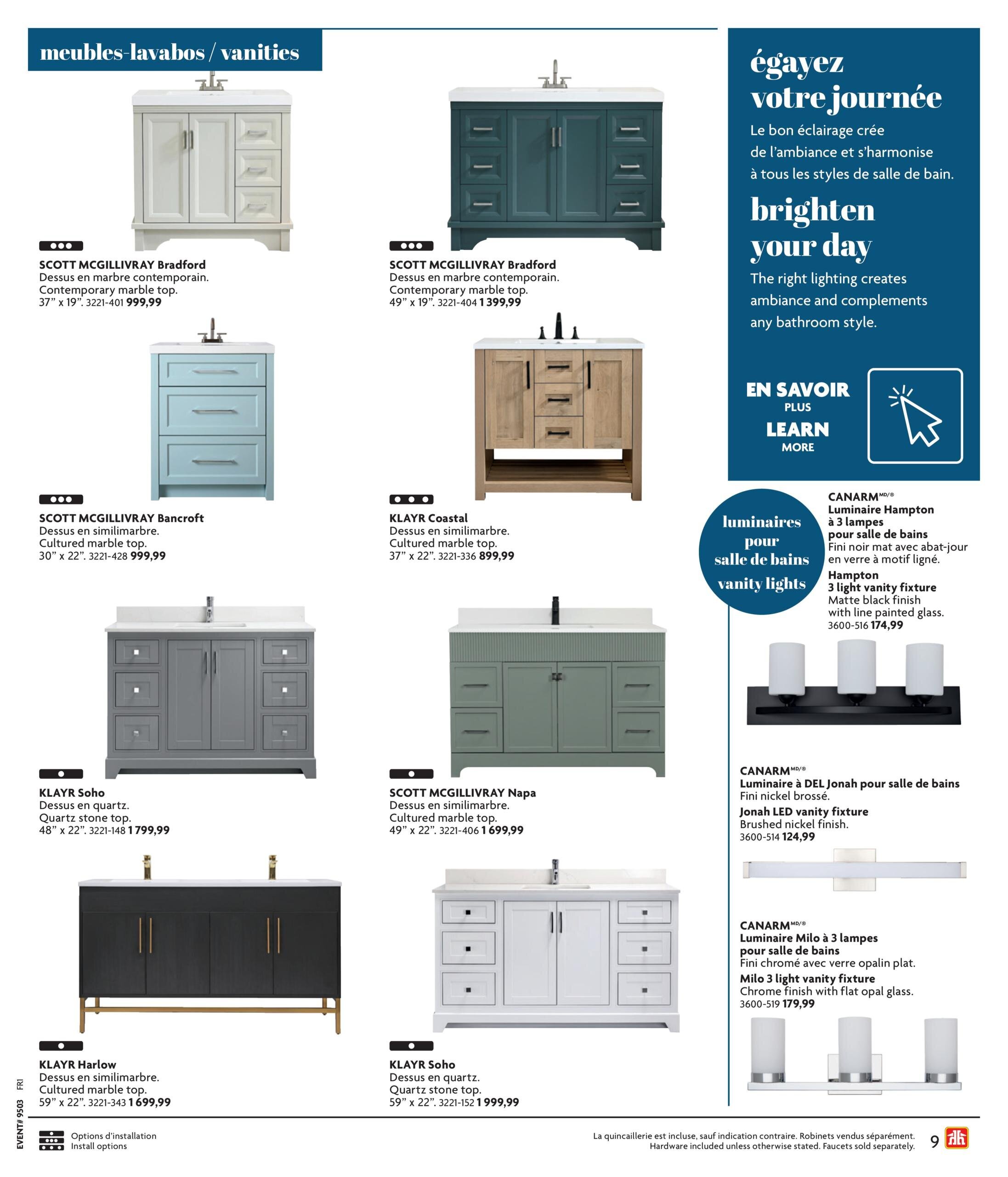 Circulaire Home Hardware - Cuisine et Salle de Bain