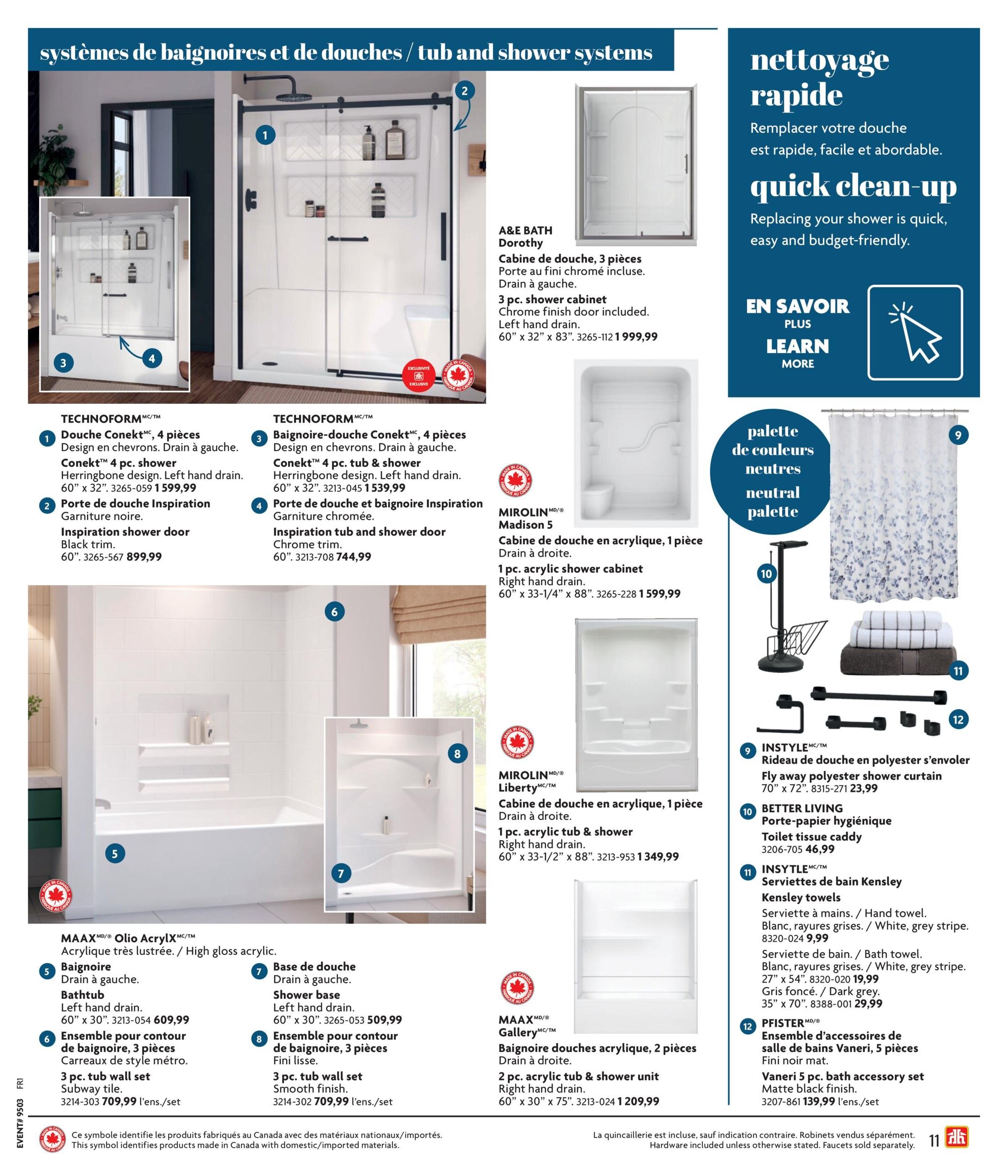 Circulaire Home Hardware - Cuisine et Salle de Bain