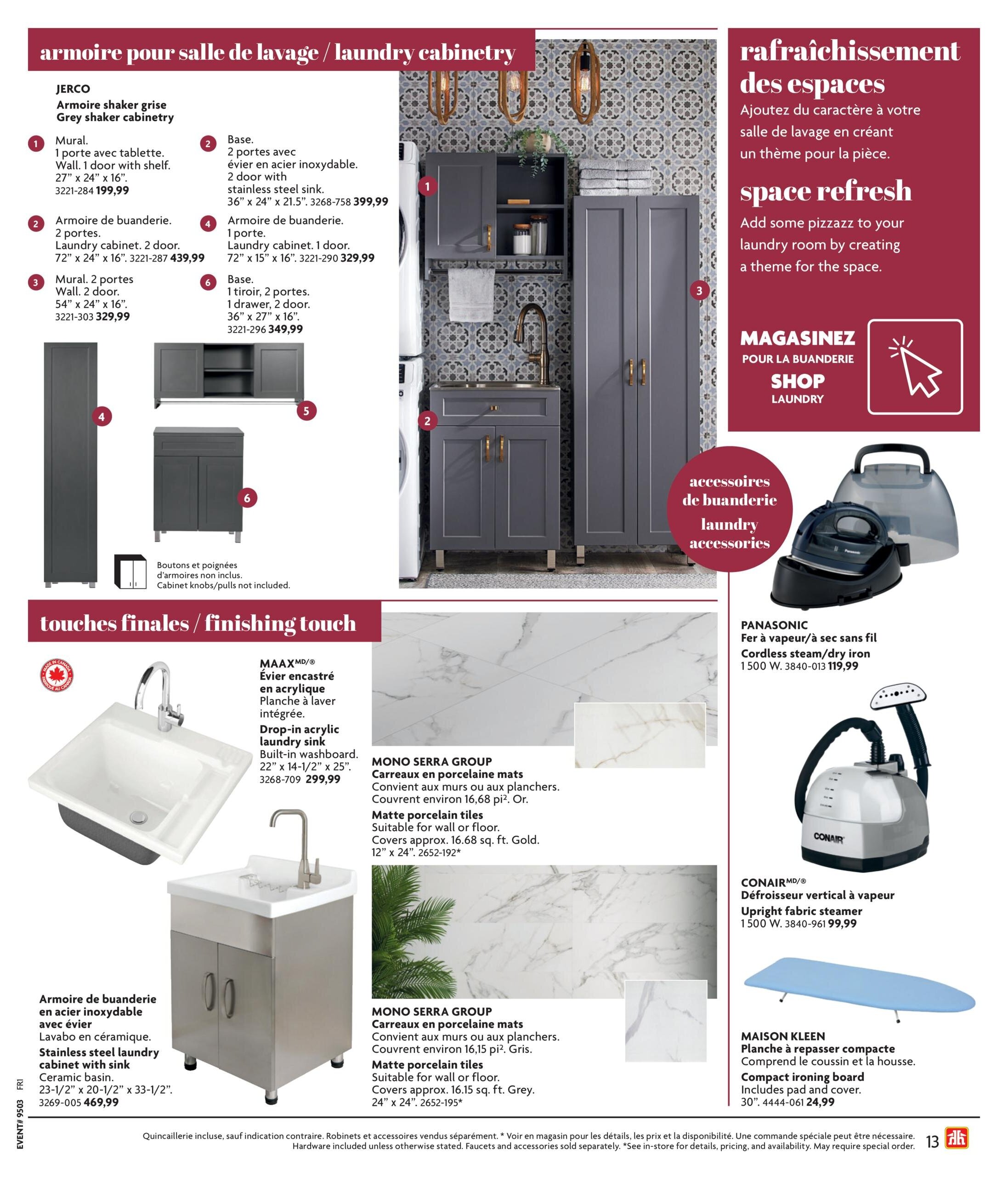 Circulaire Home Hardware - Cuisine et Salle de Bain