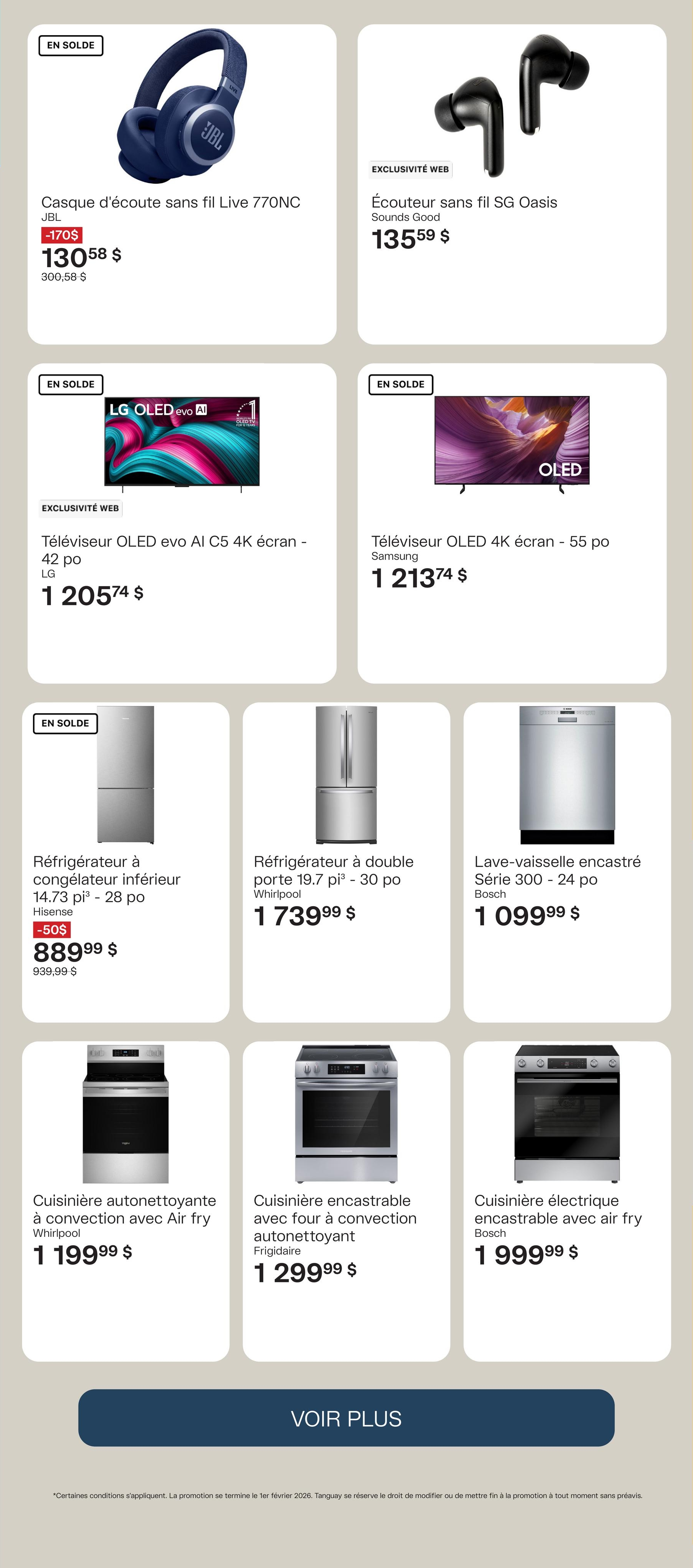 Circulaire Ameublements Tanguay