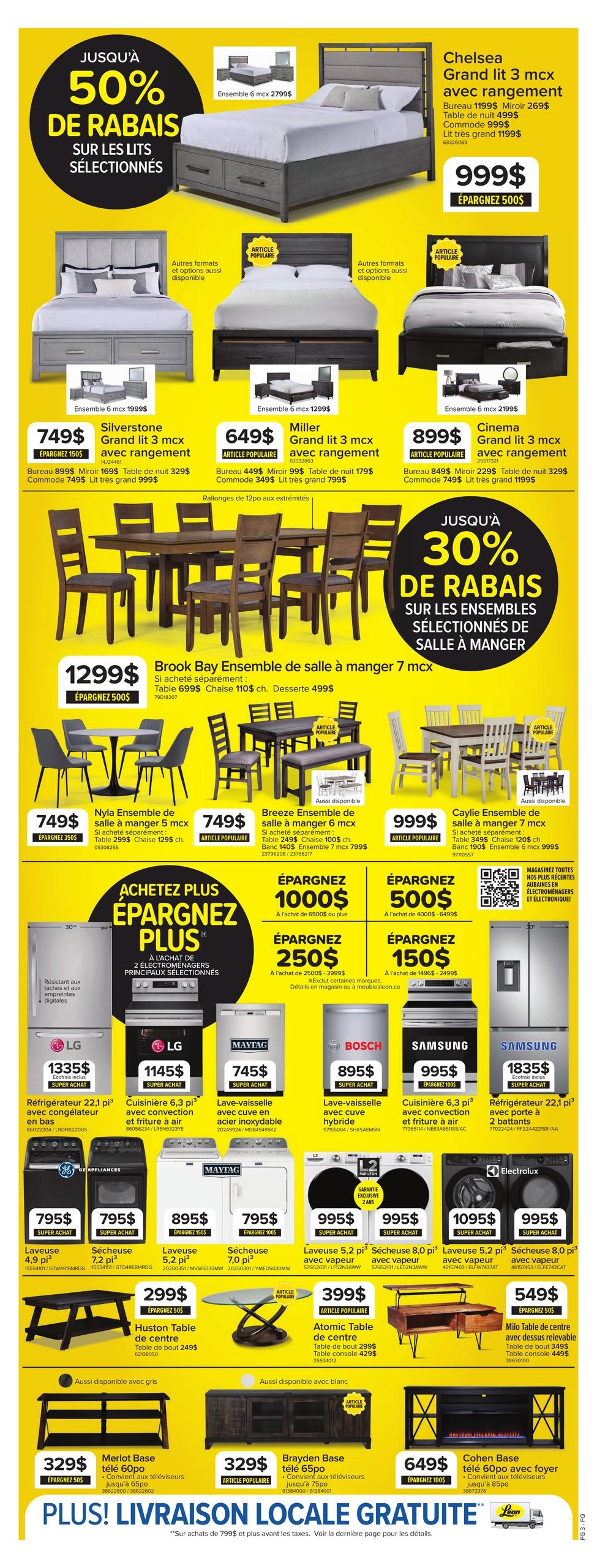 Circulaire Meubles Léon - Solde Confort