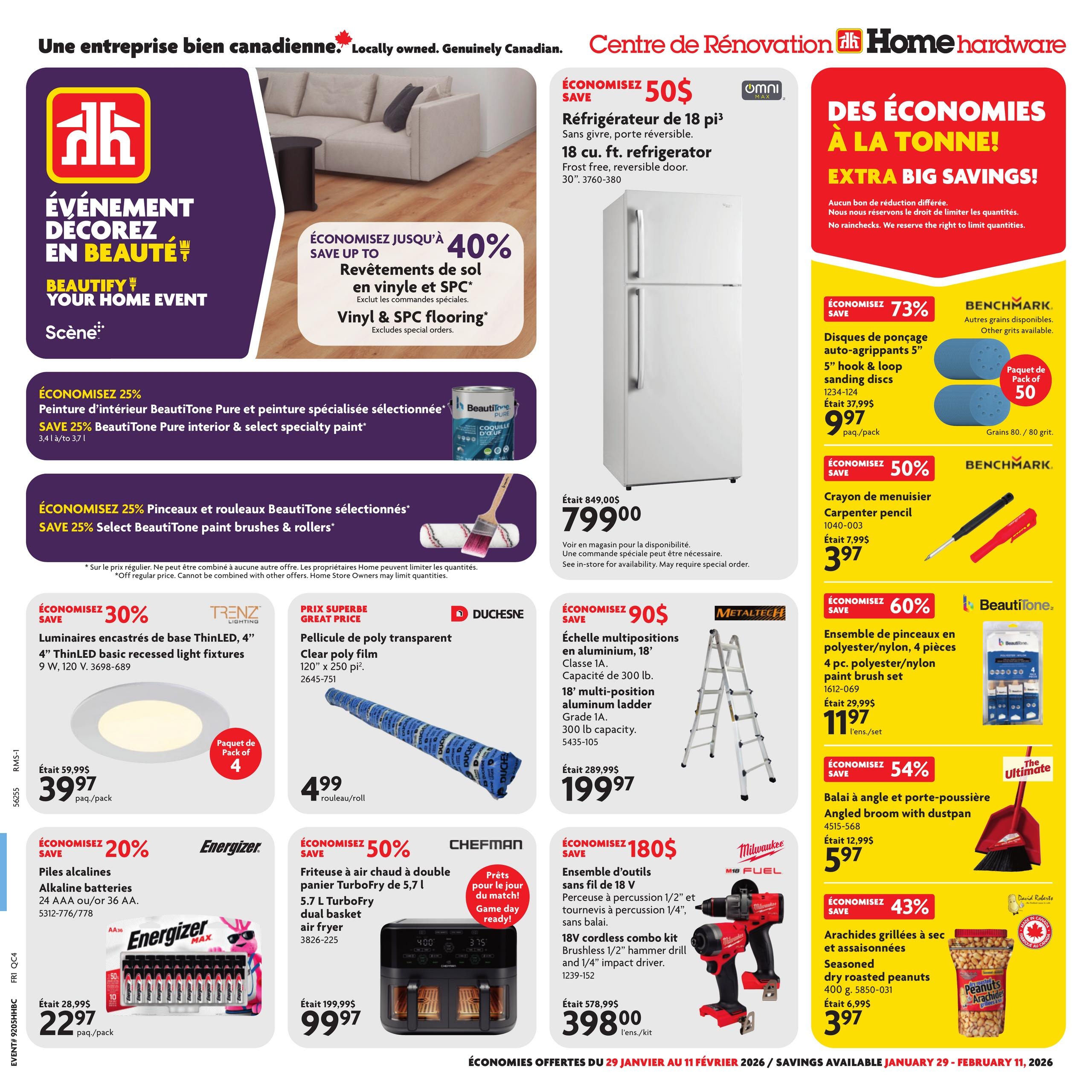 Circulaire Home Hardware - Centre de Rénovation