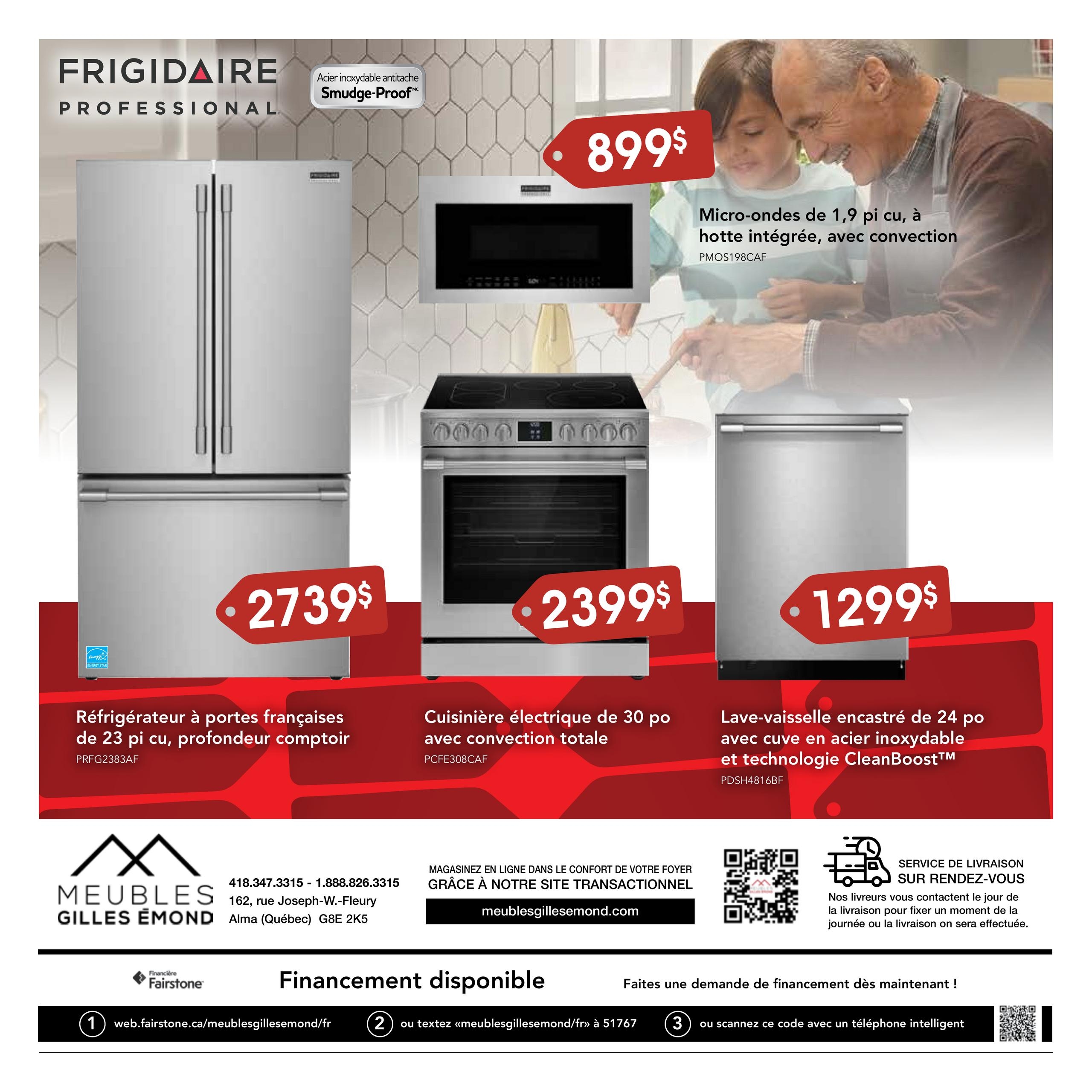 Circulaire Meubles Gilles Émond - Vente d'étiquettes rouges