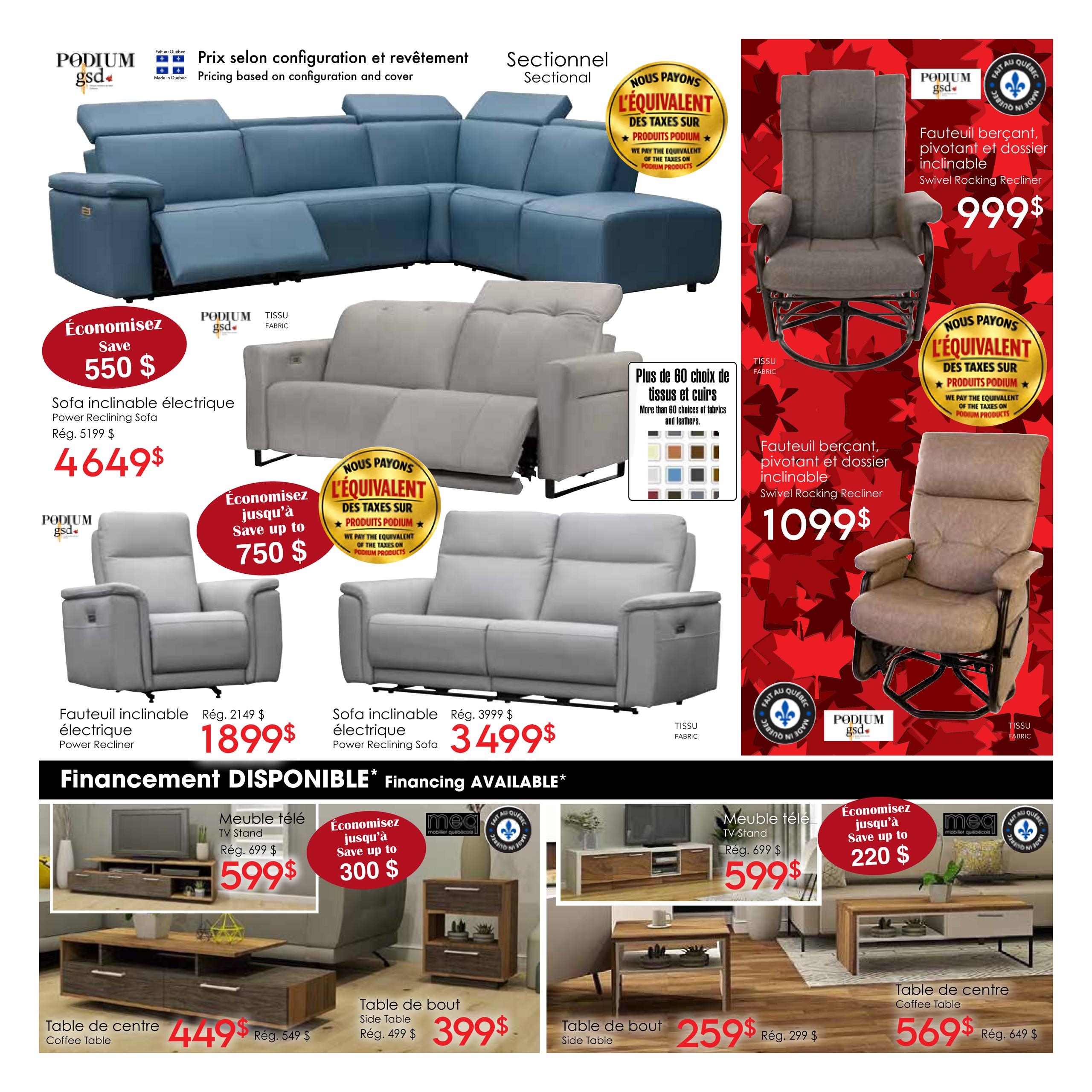 Circulaire Meubles Gilles Émond - Grande Vente