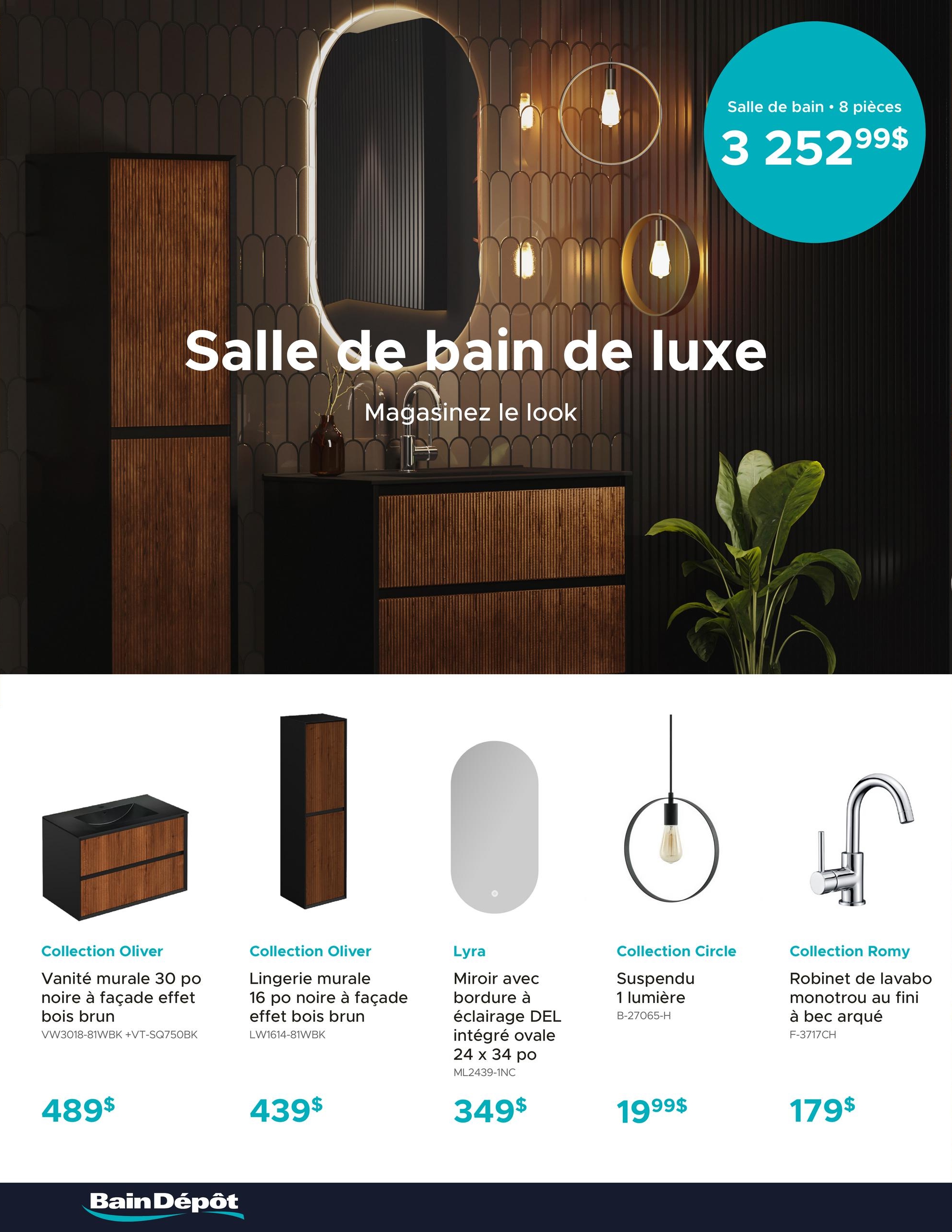 Circulaire Bain Dépôt