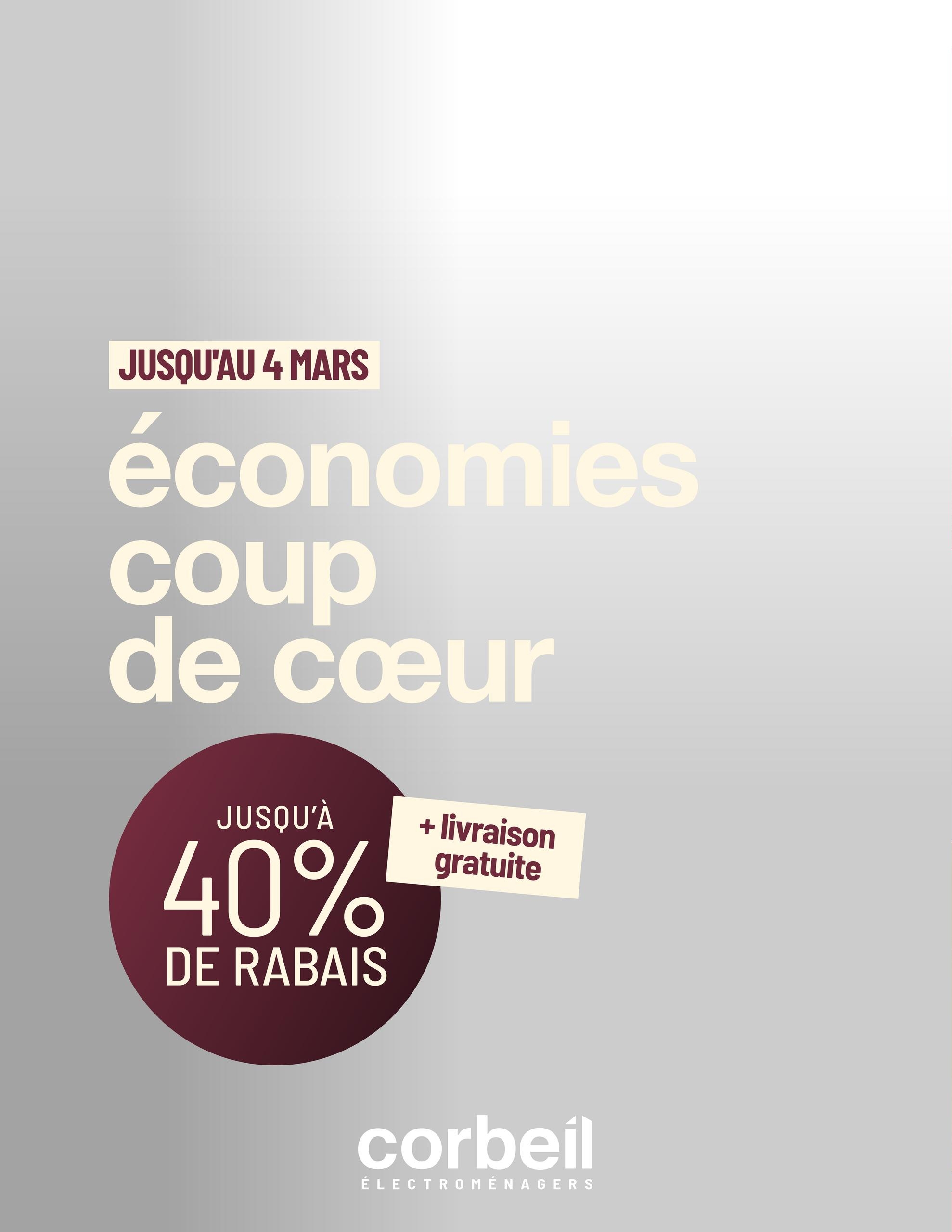 Circulaire Corbeil Électroménagers