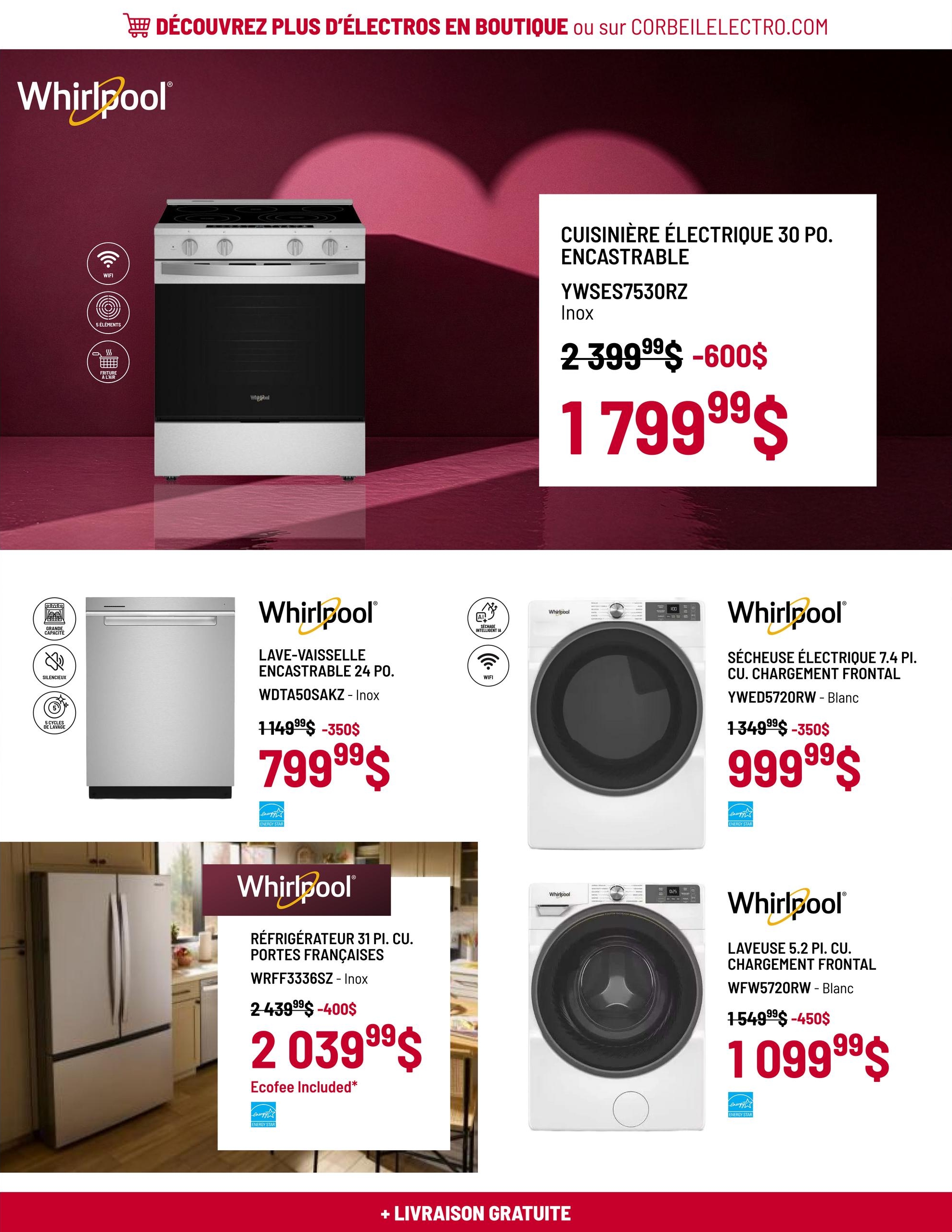 Circulaire Corbeil Électroménagers