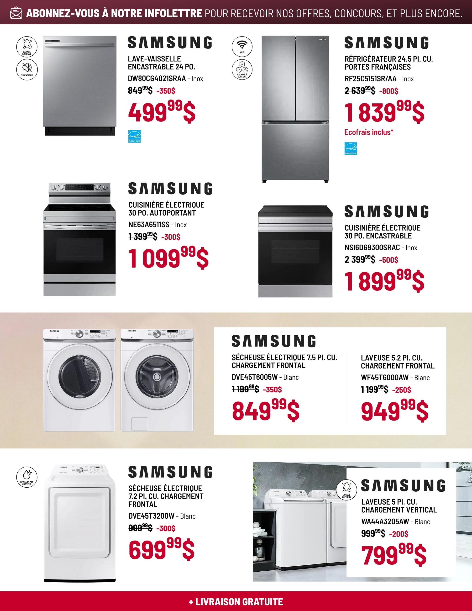Circulaire Corbeil Électroménagers
