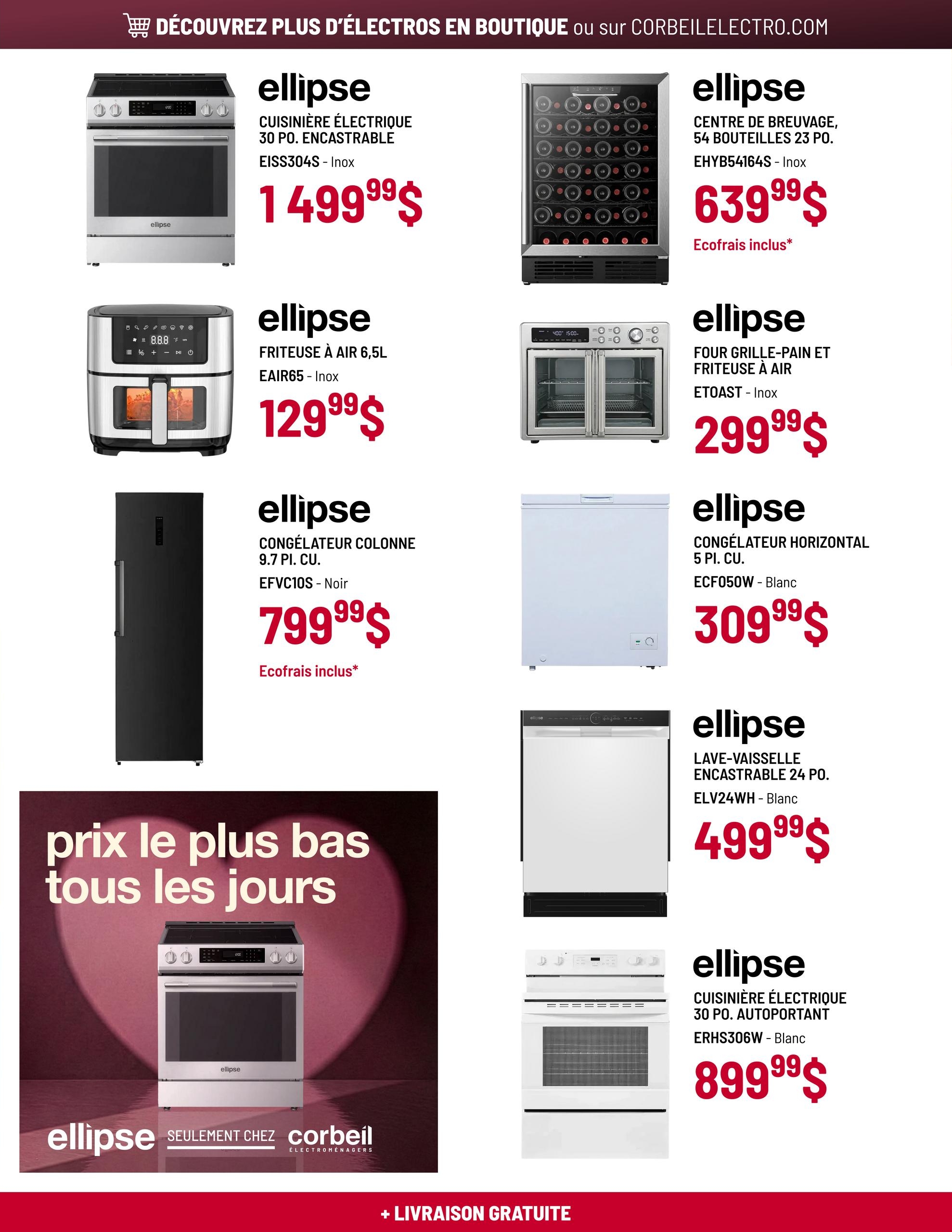 Circulaire Corbeil Électroménagers