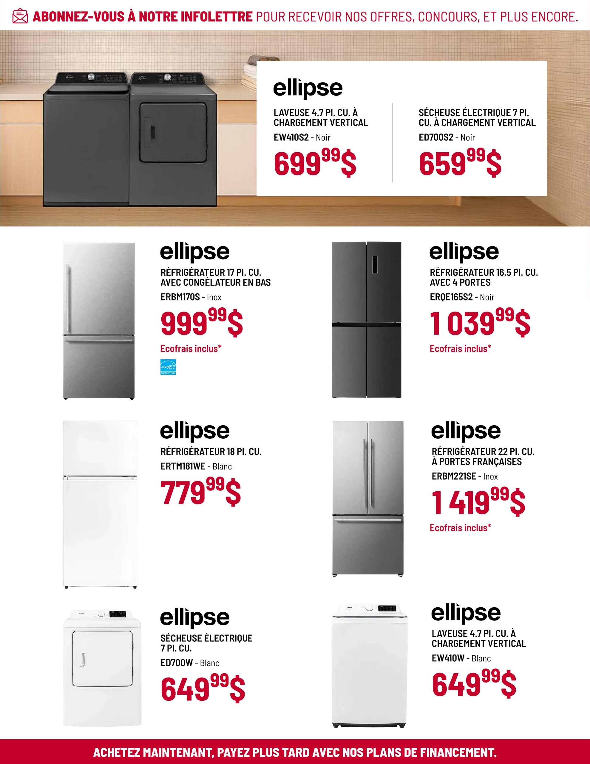 Circulaire Corbeil Électroménagers