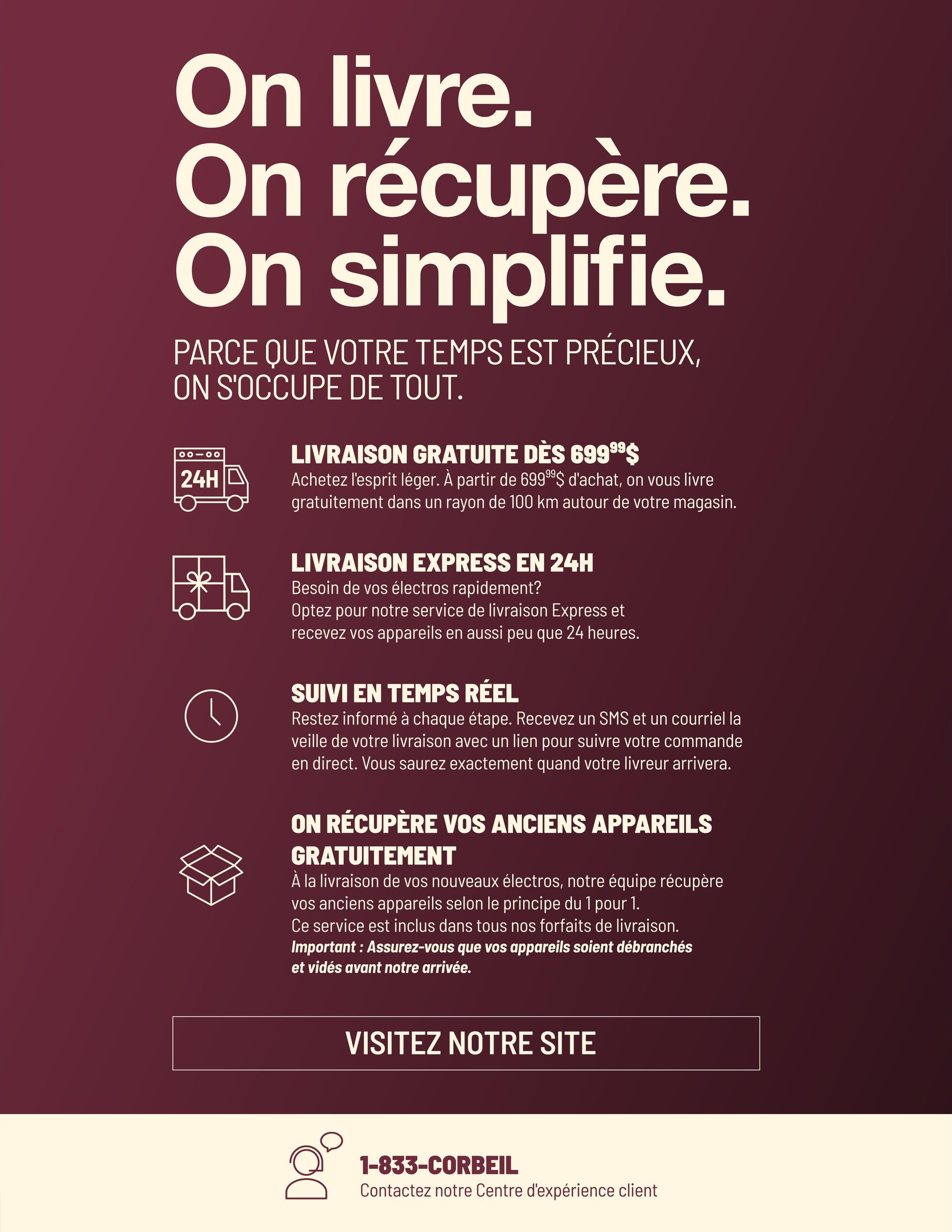 Circulaire Corbeil Électroménagers