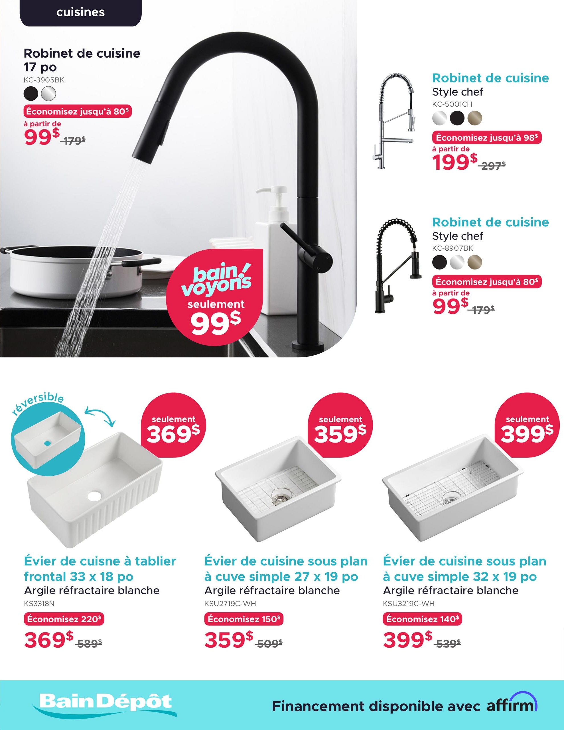 Circulaire Bain Dépôt