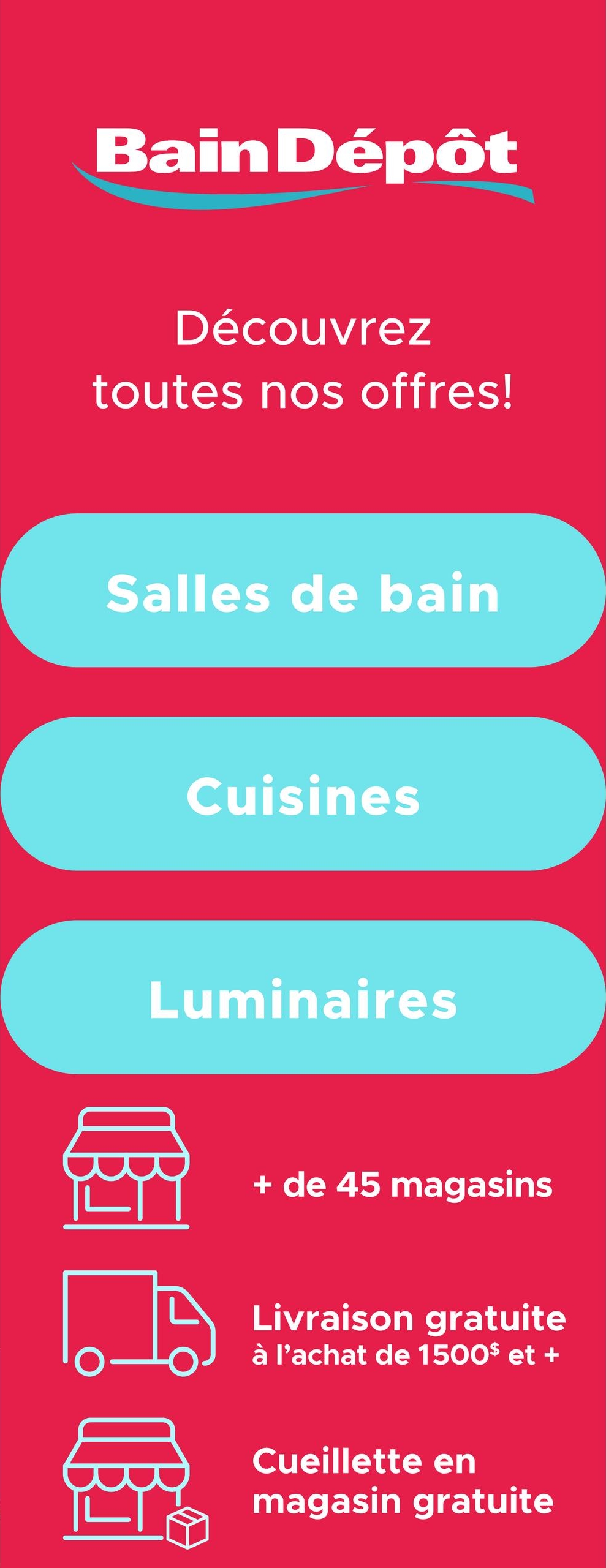 Circulaire Bain Dépôt