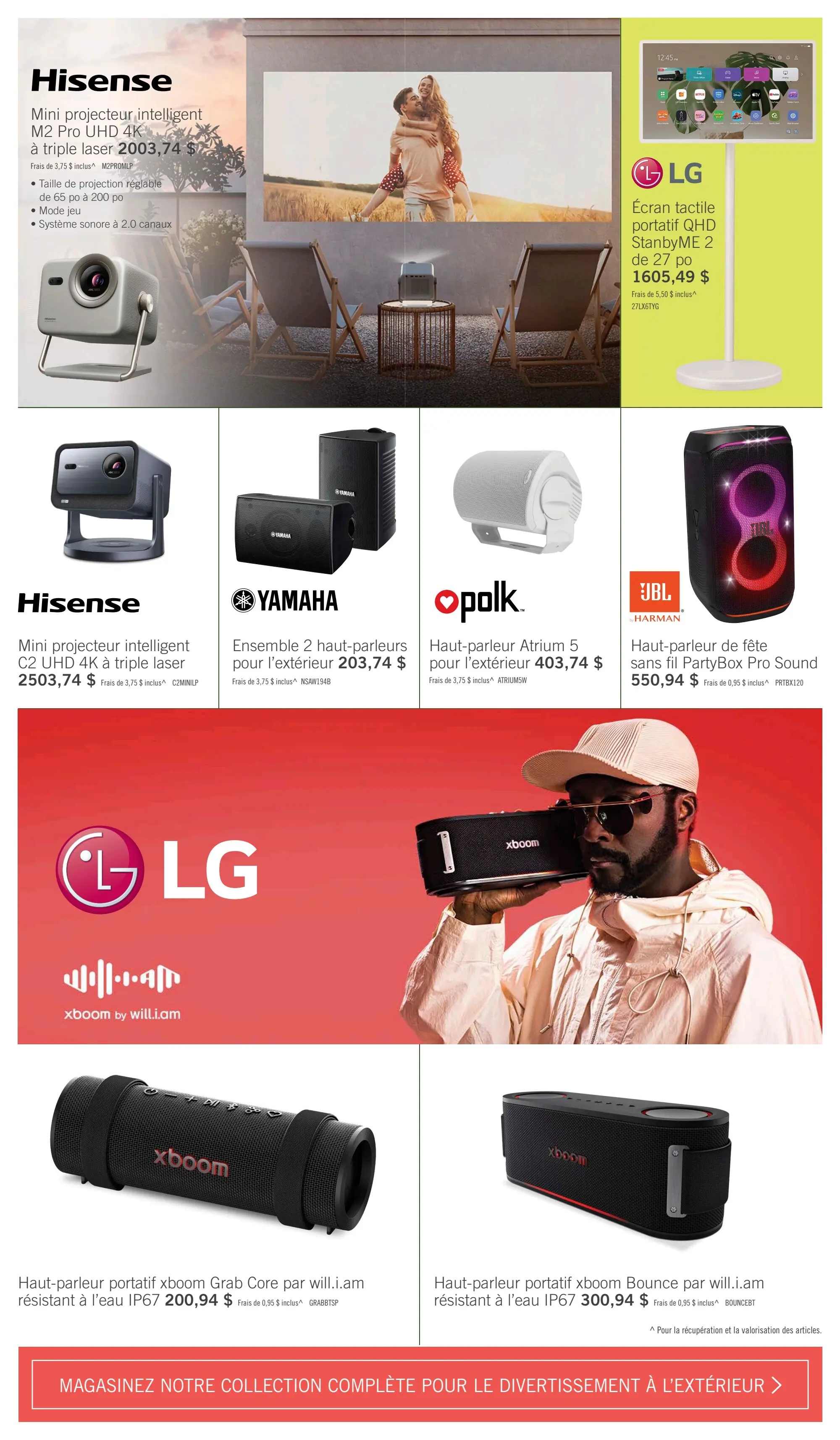 Circulaire Brick - Collection vie à l'extérieur 2026