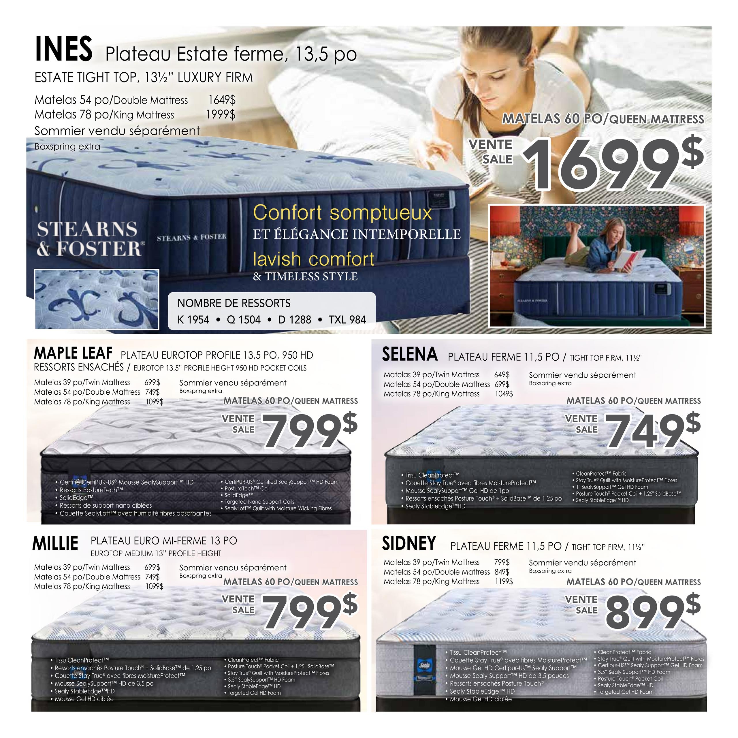 Circulaire Meubles Marchand - Matelas