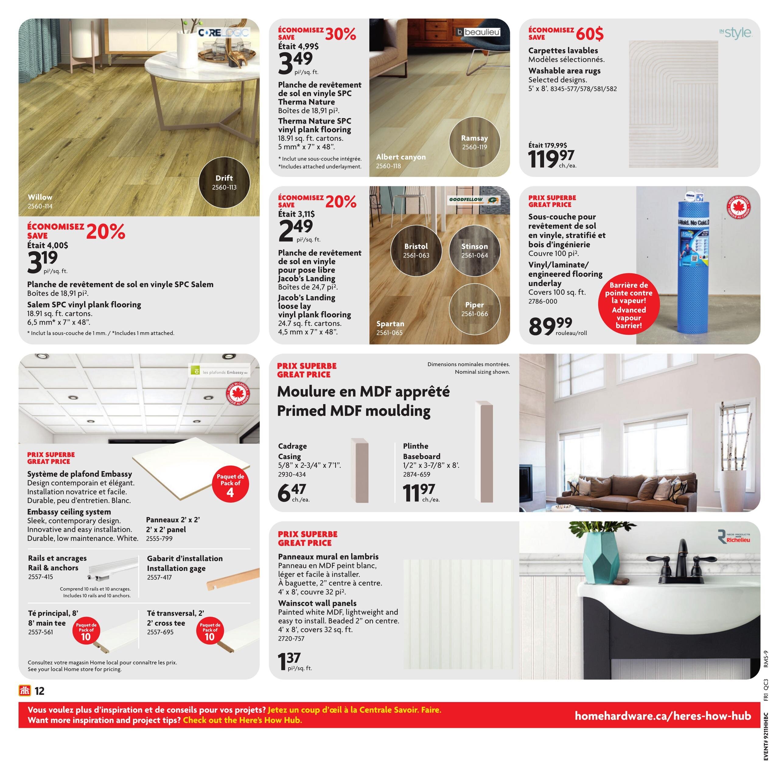 Circulaire Home Hardware - Centre de Rénovation