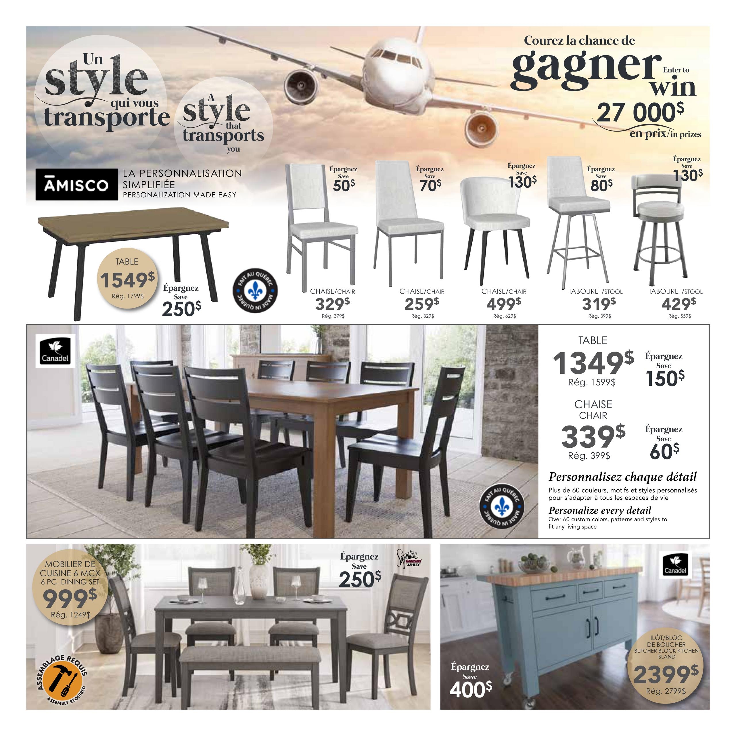 Circulaire Meubles Gilles Émond