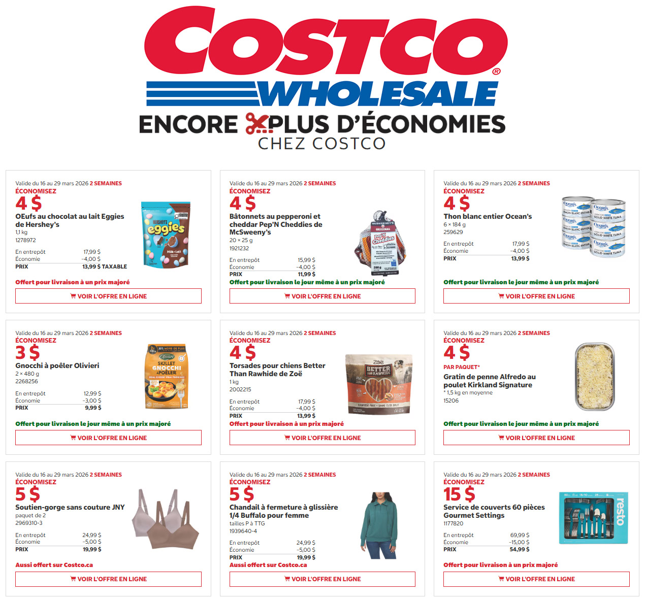 Rabais Costco