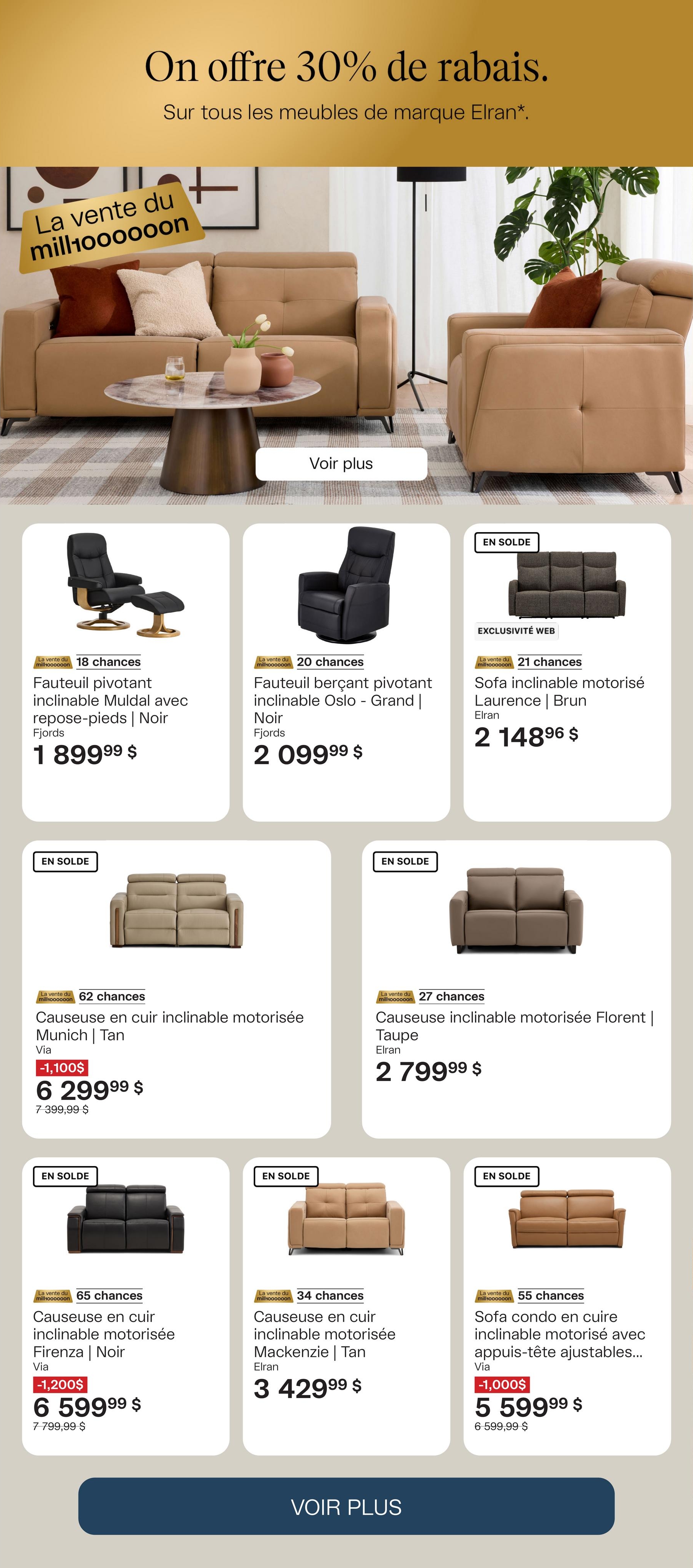 Circulaire Ameublements Tanguay