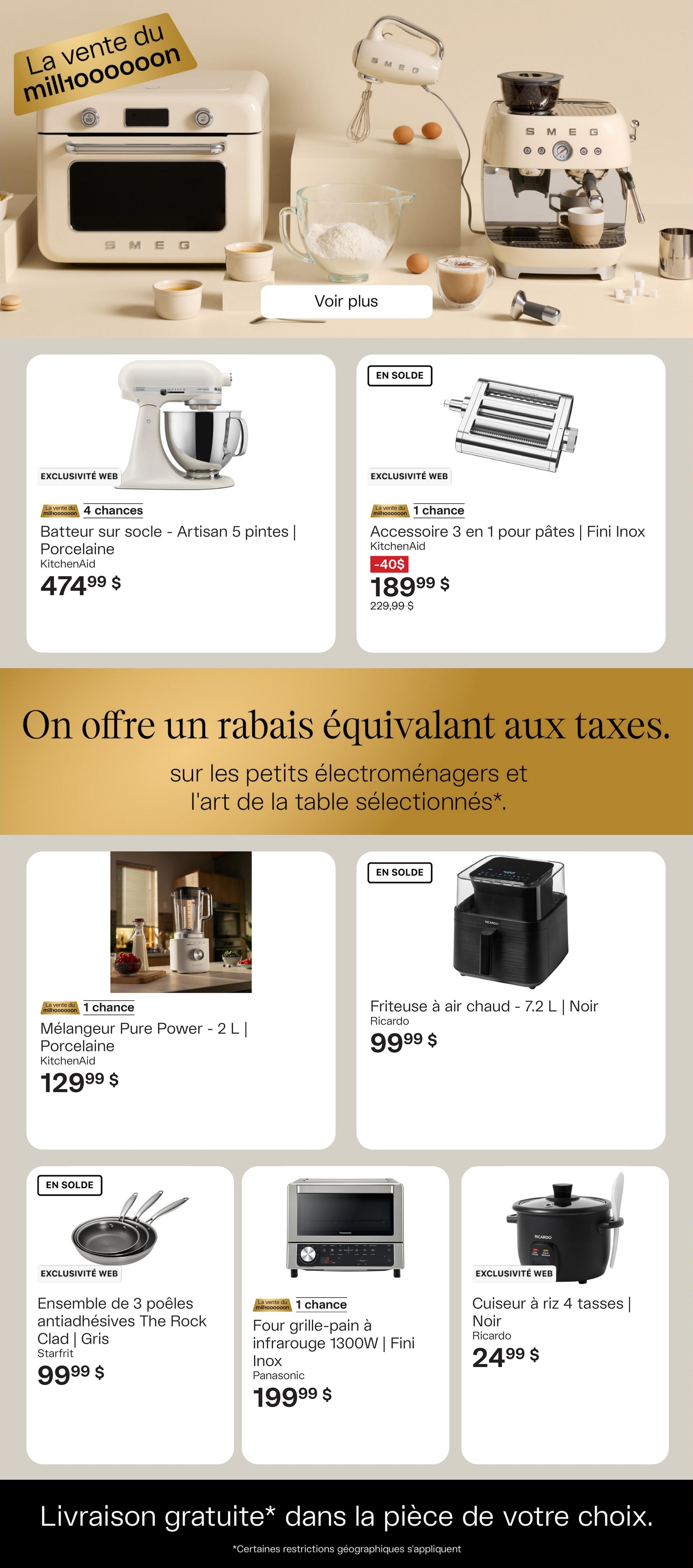 Circulaire Ameublements Tanguay