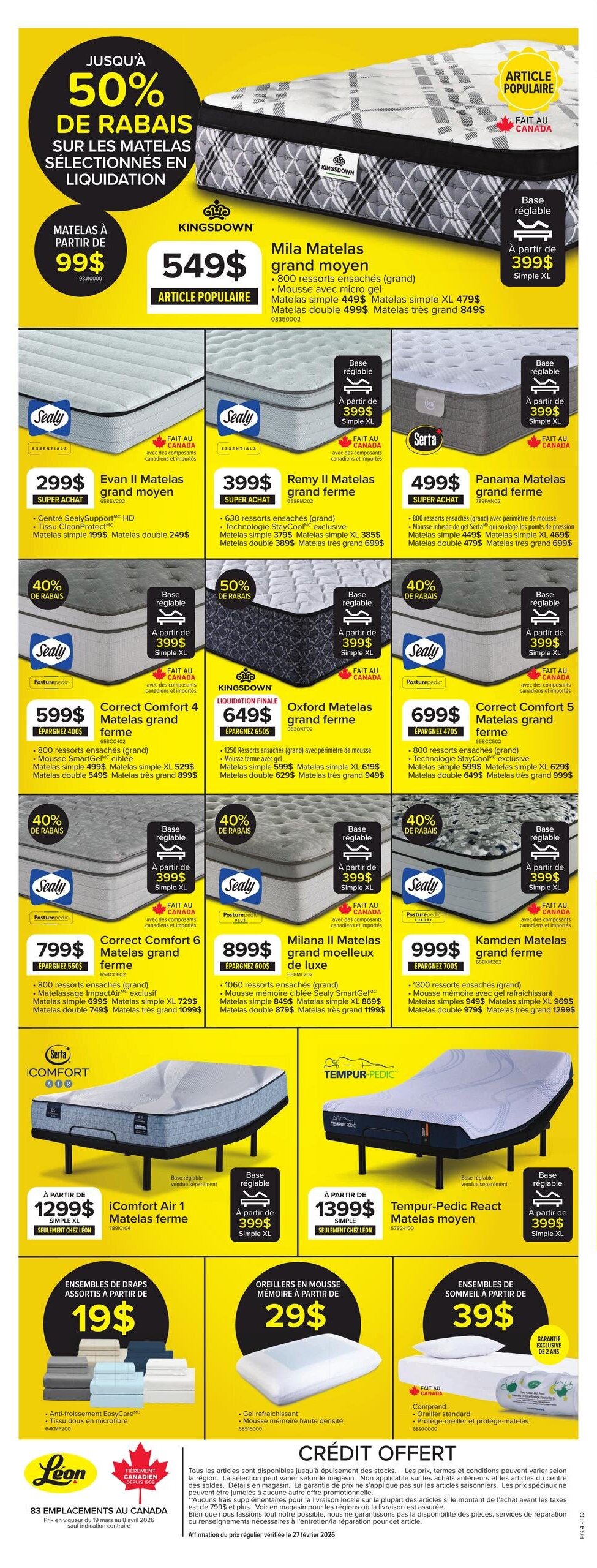 Circulaire Meubles Léon