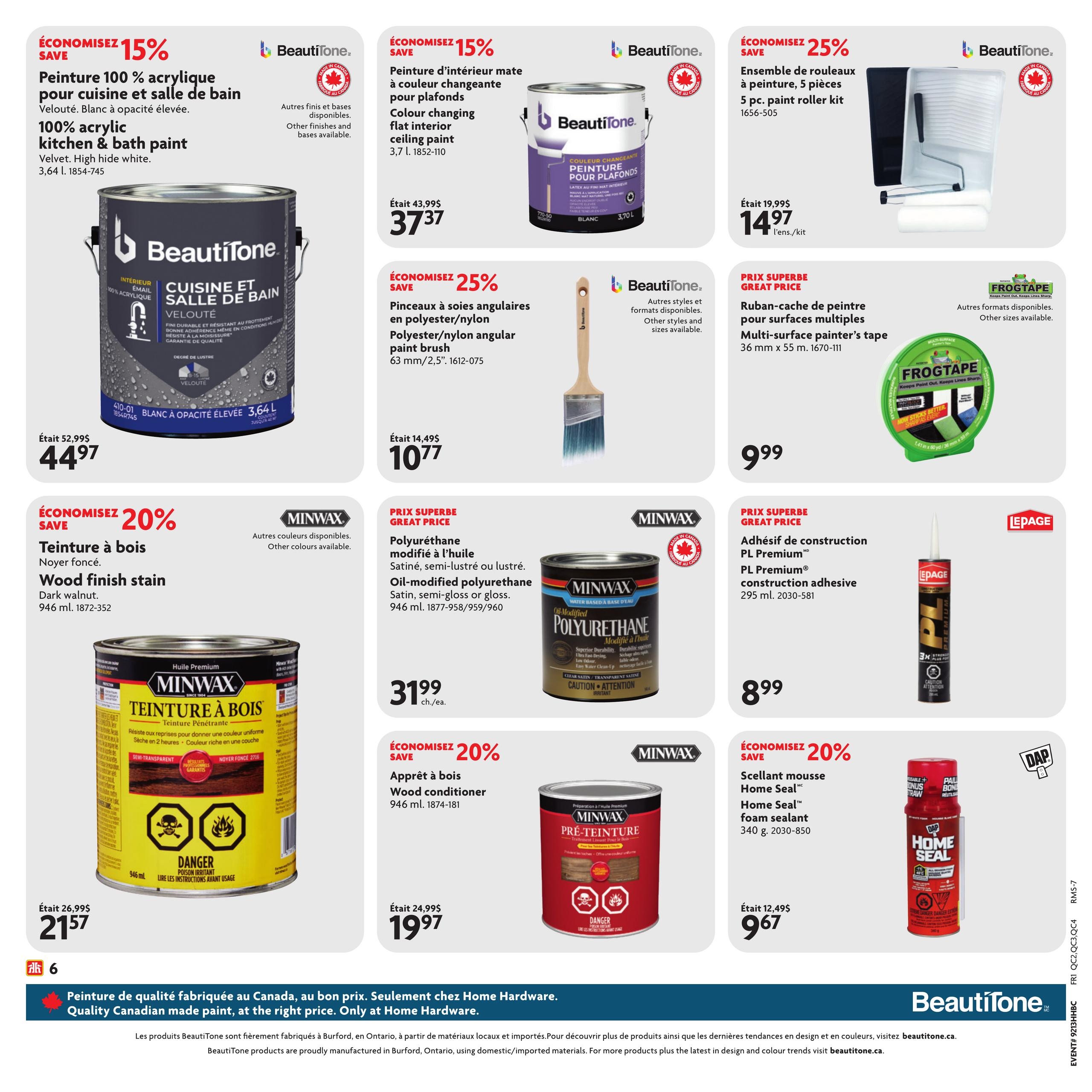 Circulaire Home Hardware - Centre de Rénovation