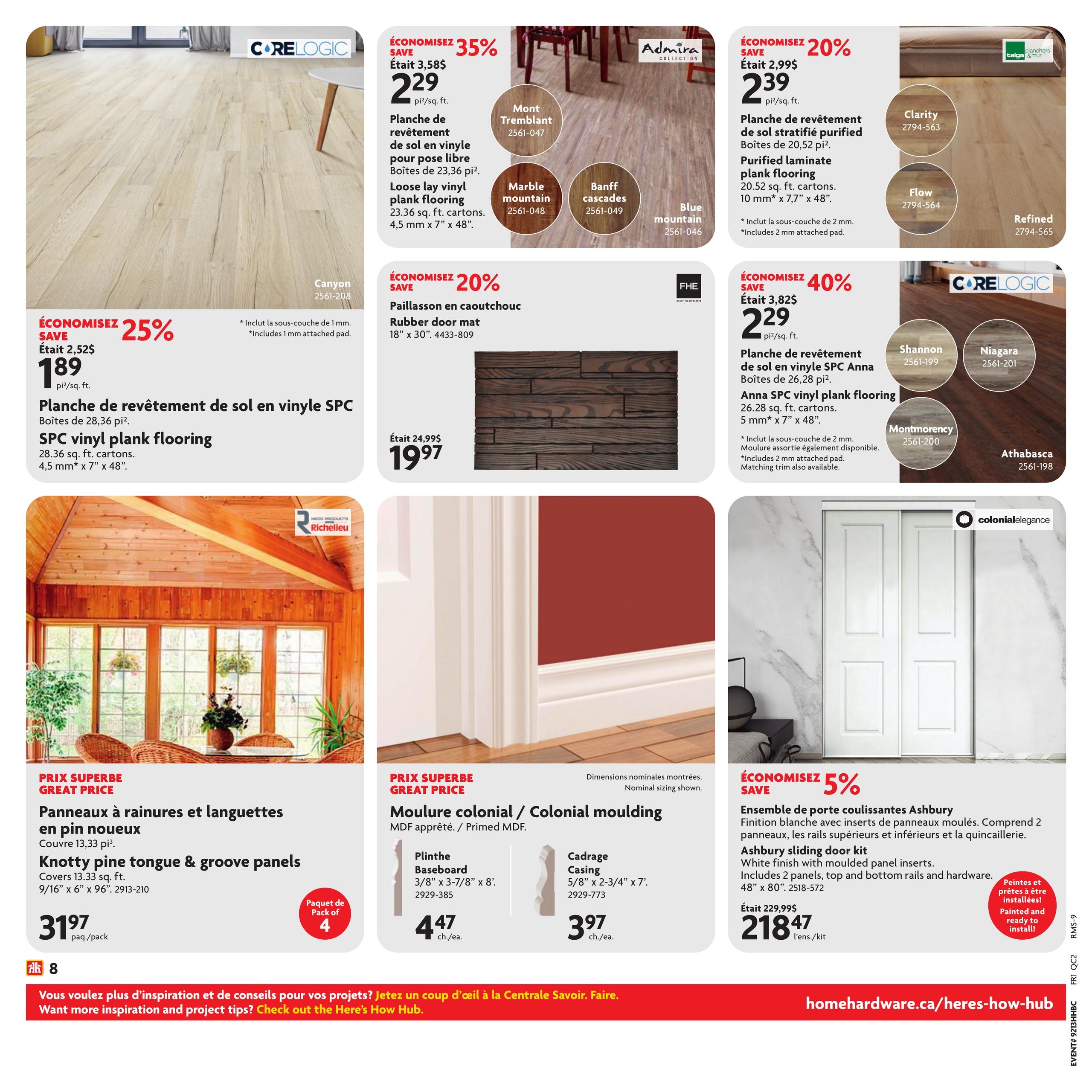 Circulaire Home Hardware - Centre de Rénovation