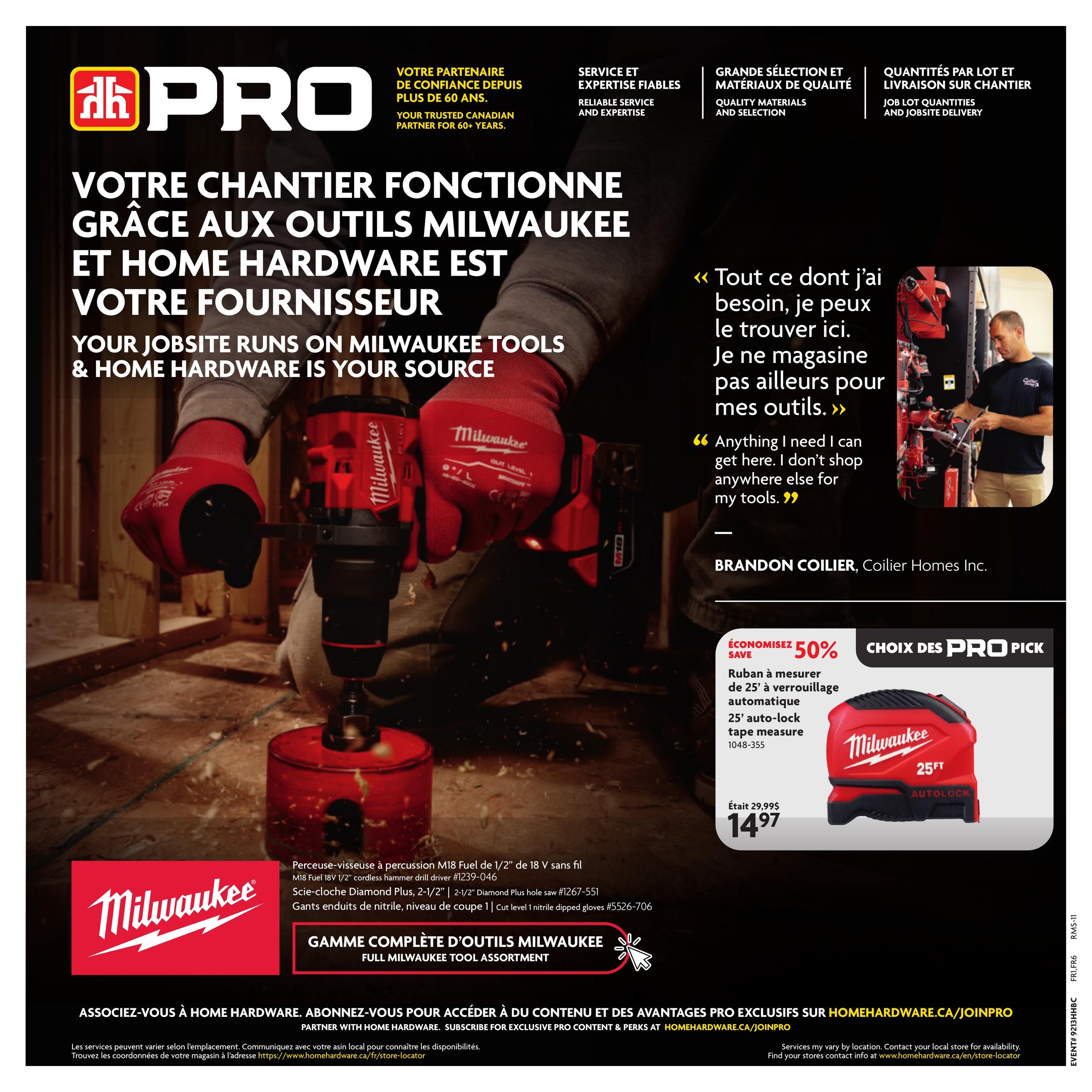 Circulaire Home Hardware - Centre de Rénovation